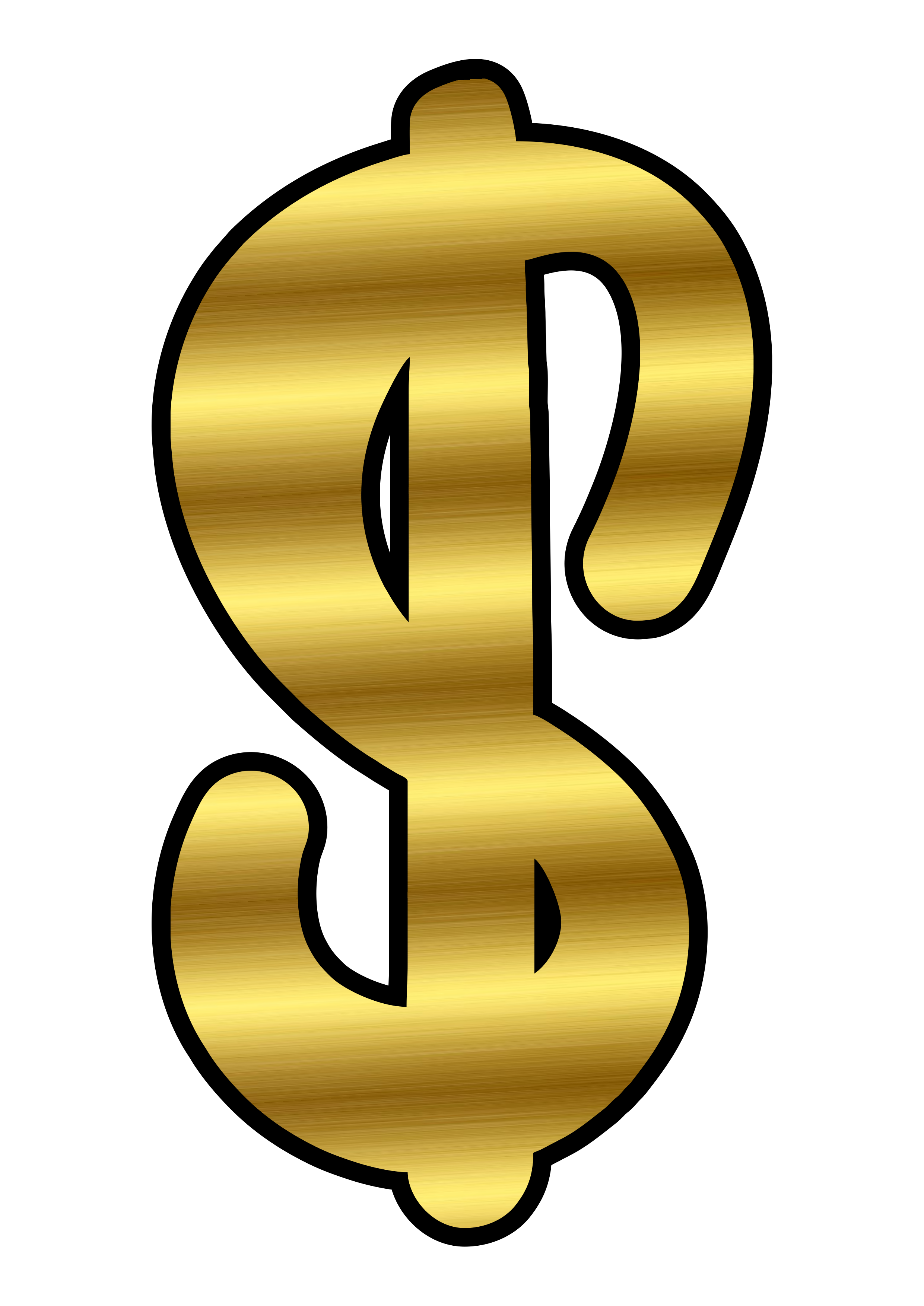 Cifrão dourado logomarca dinheiro renda extra artes gráficas fundo transparente png