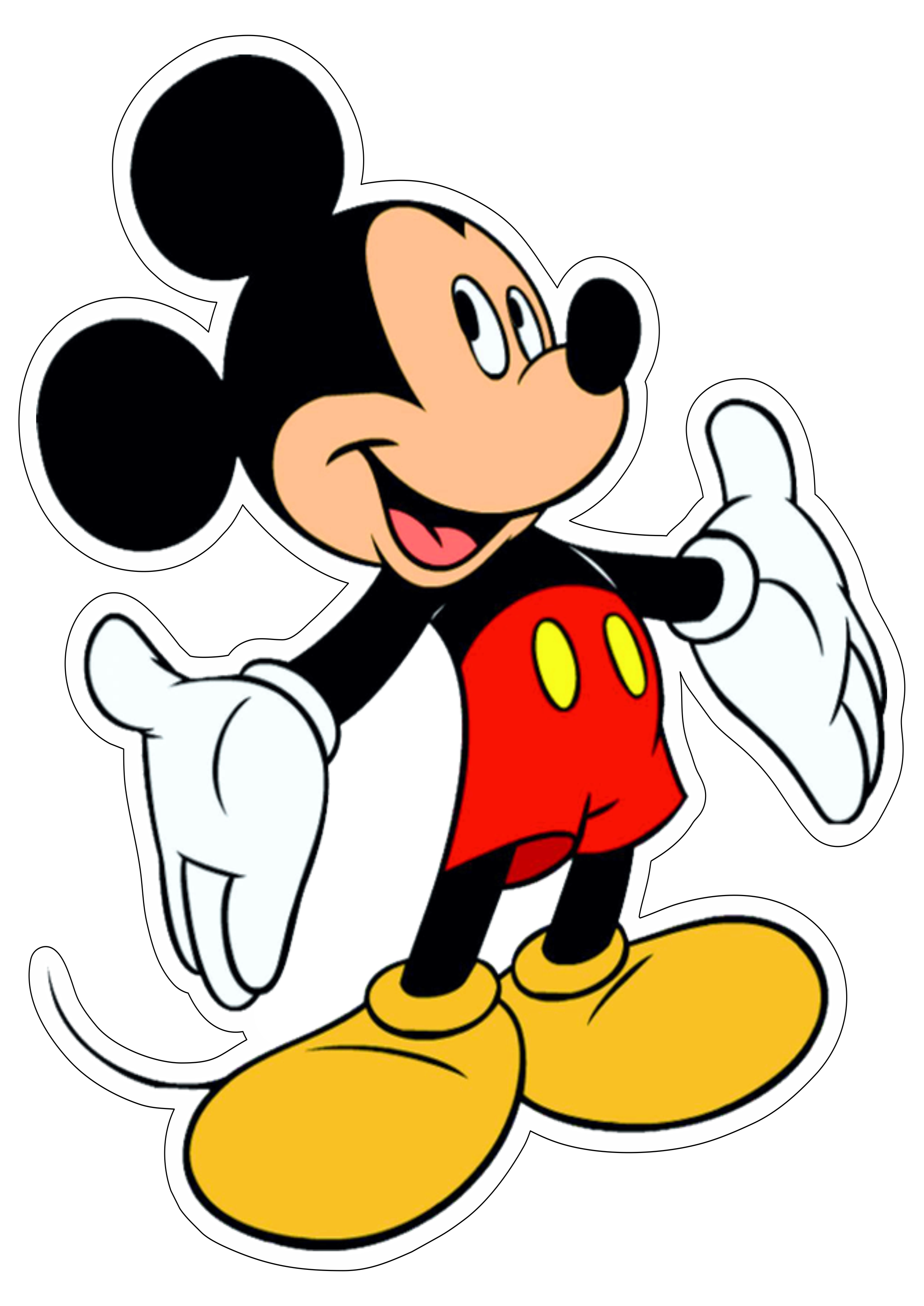 Mickey Mouse personagem fictício disney plus desenho animado infantil design pack de imagens png