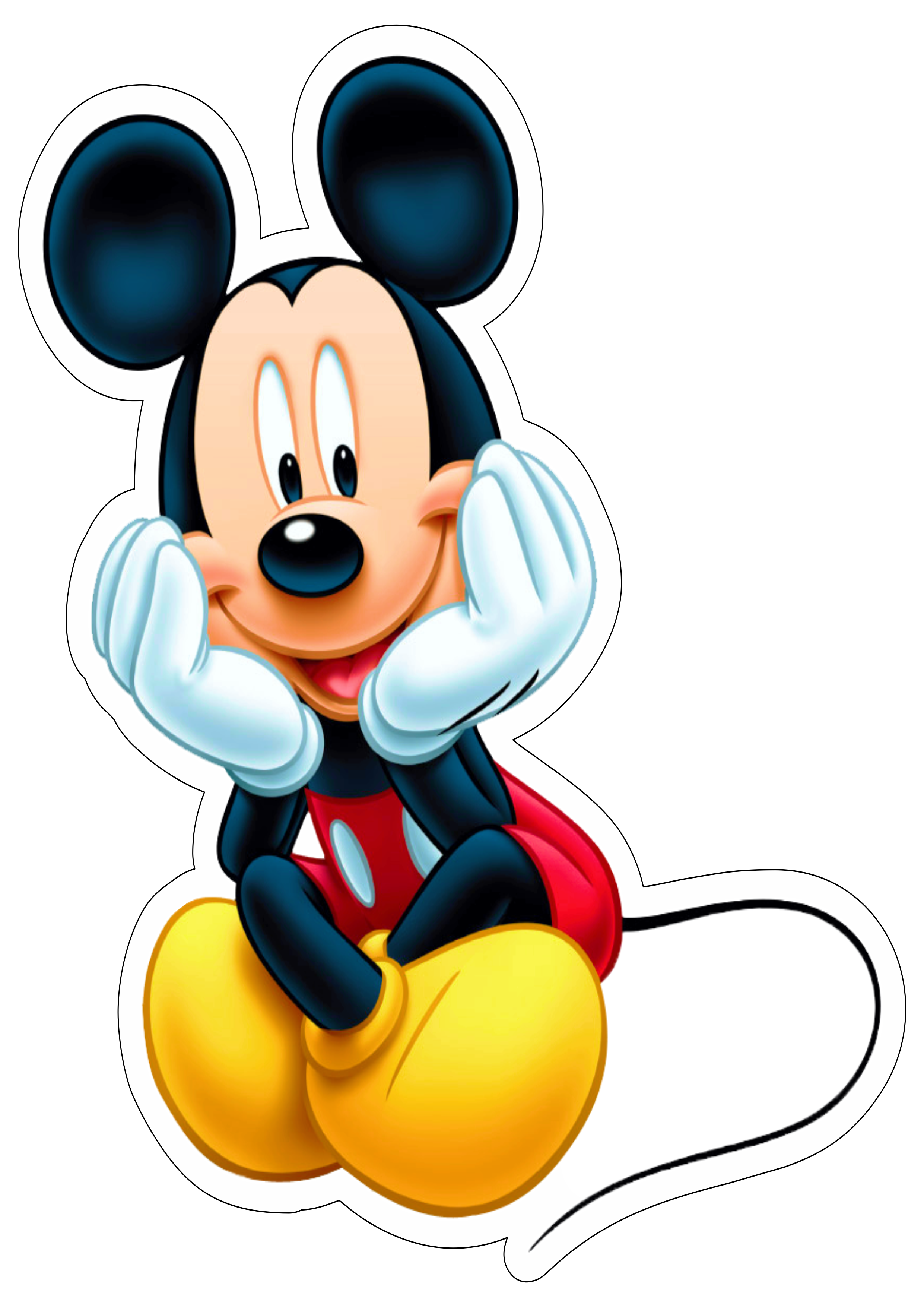 Mickey Mouse personagem fictício disney plus desenho animado infantil design pack de imagens cartoon png
