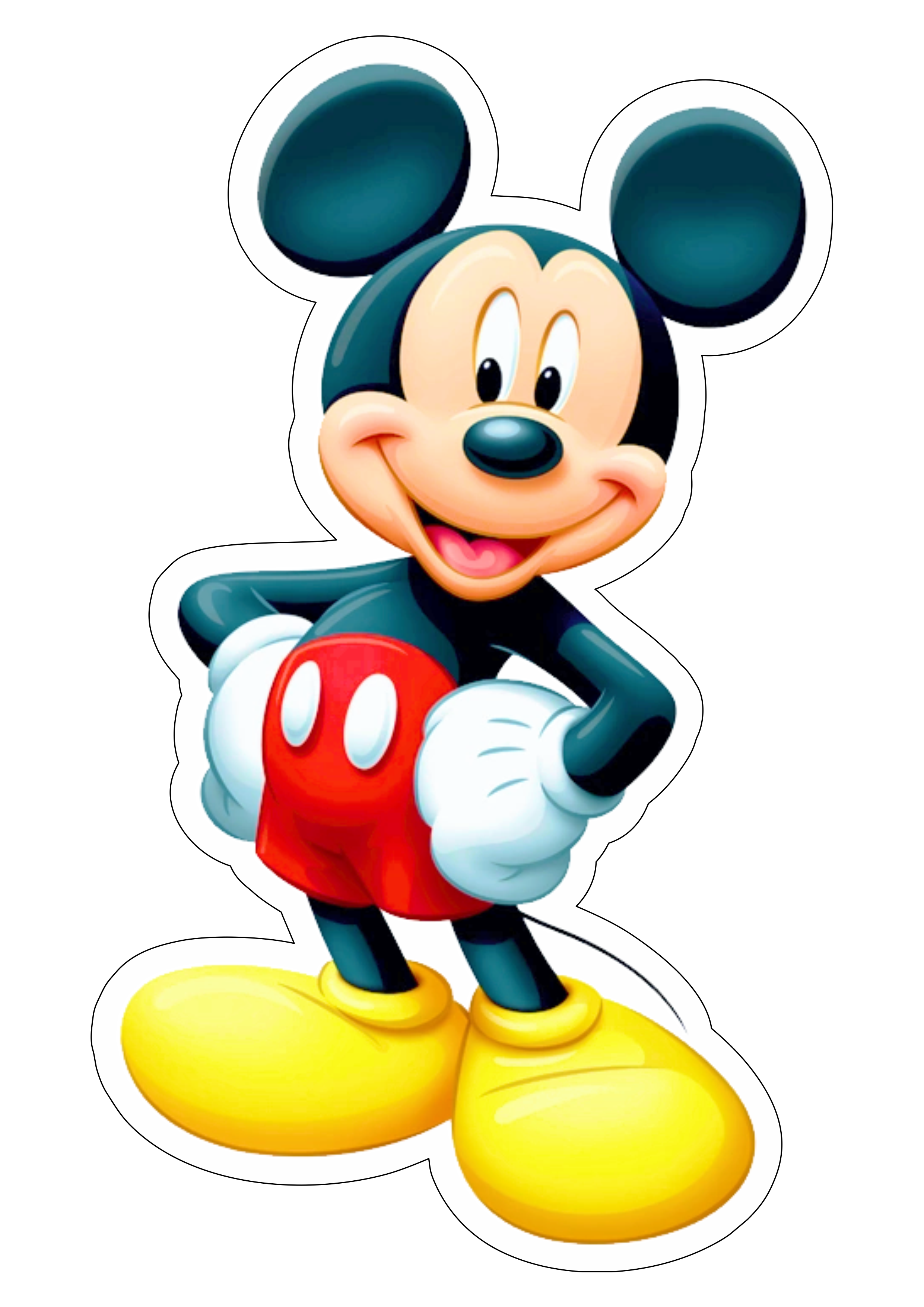 Mickey Mouse personagem fictício disney desenho animado infantil design pack de imagens artigos de papelaria png