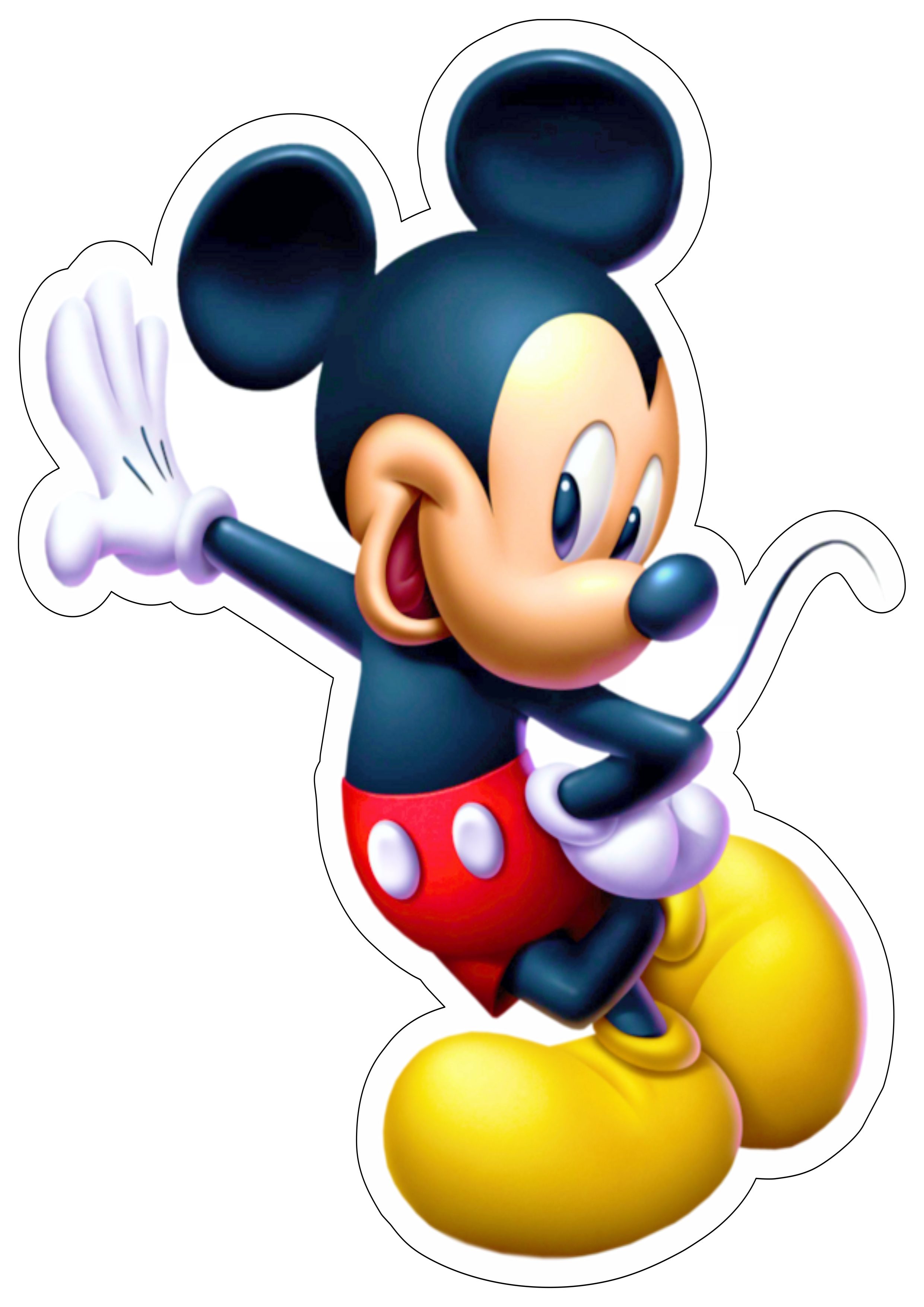 Mickey Mouse personagem fictício disney desenho animado infantil design pack de imagens ilustração png