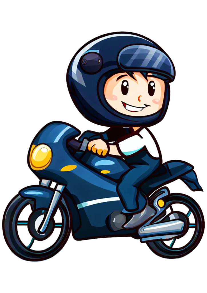 Moto Dos Desenhos Animados Moto Azul Locomotiva Motocicleta PNG , Carro,  Motocicleta Legal, Transporte Imagem PNG e PSD Para Download Gratuito