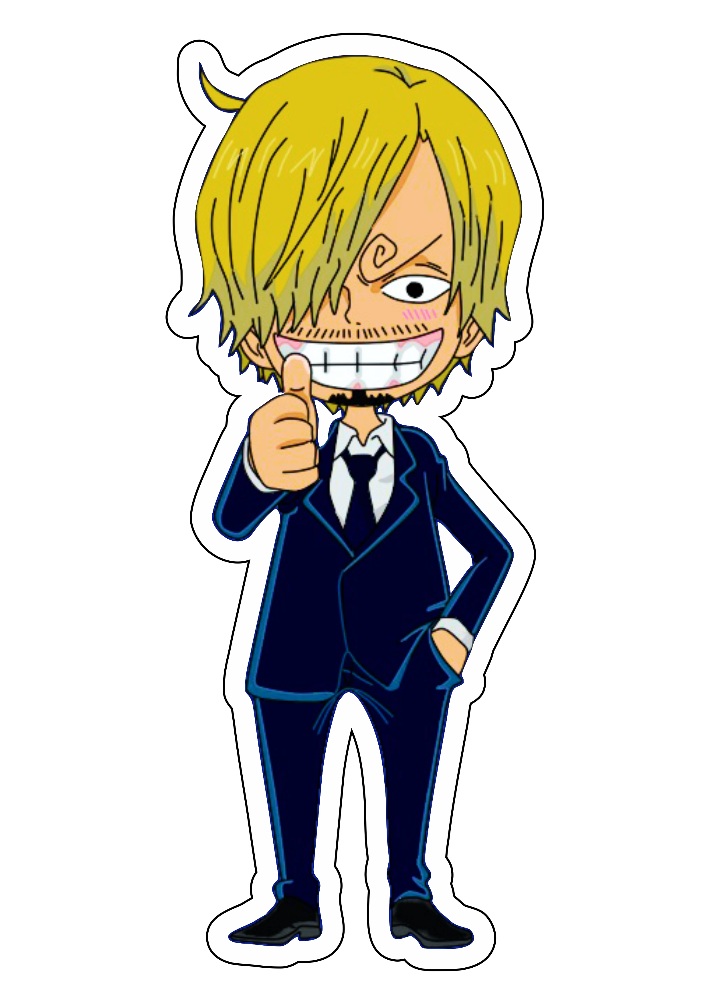 One piece Luffy desenho cute chibi anime japonês png