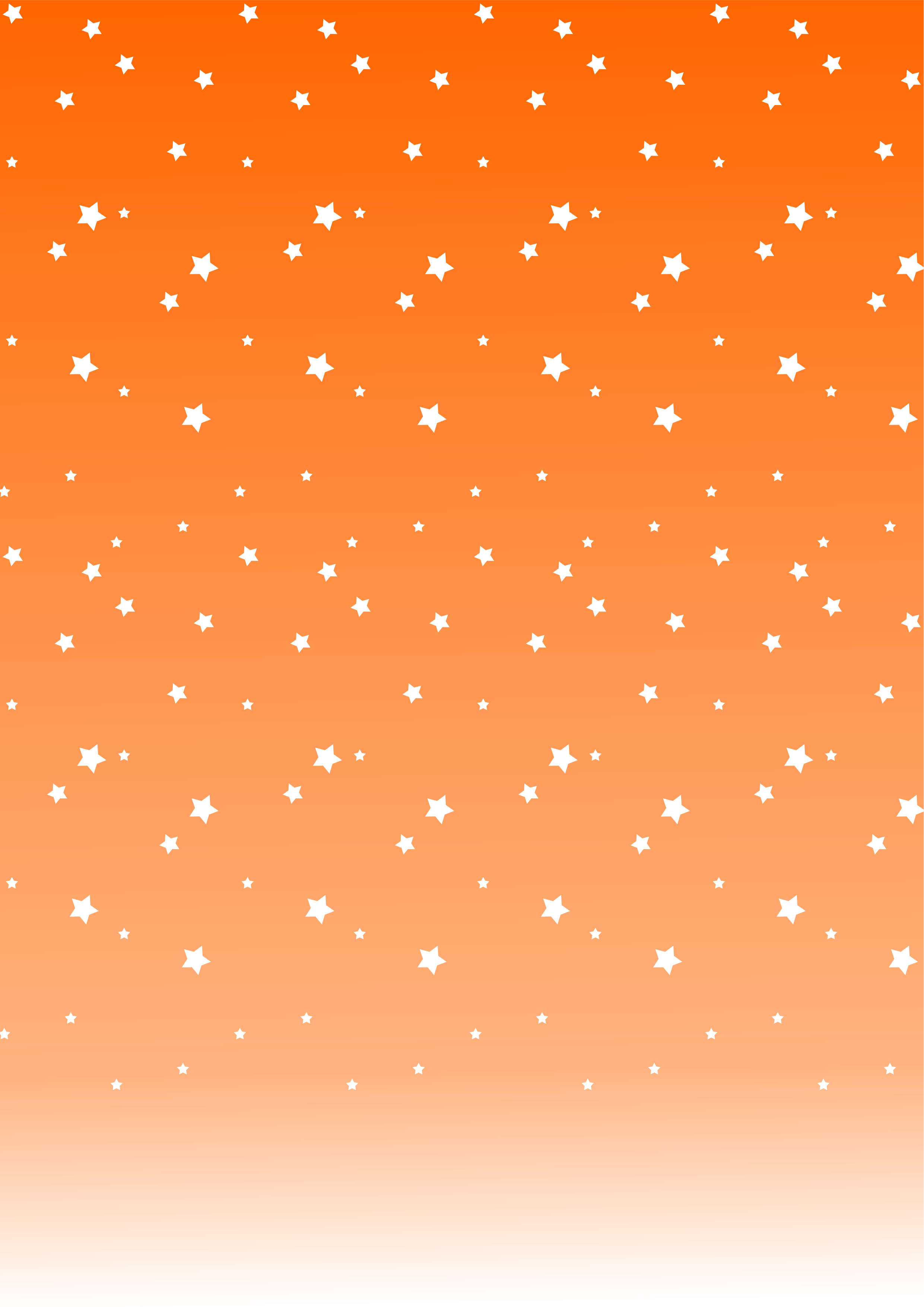 Papel de parede laranja com estrelinhas png