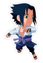 Naruto clássico cute chibi Sasuke skin rock lee desenho infantil anime  ilustração png