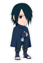 Naruto clássico cute chibi Sasuke skin rock lee desenho infantil anime  ilustração png