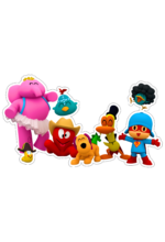 Pocoyo e sua turma festa de aniversário personagens  desenho  infantil assistir online kids animação imagem sem fundo png