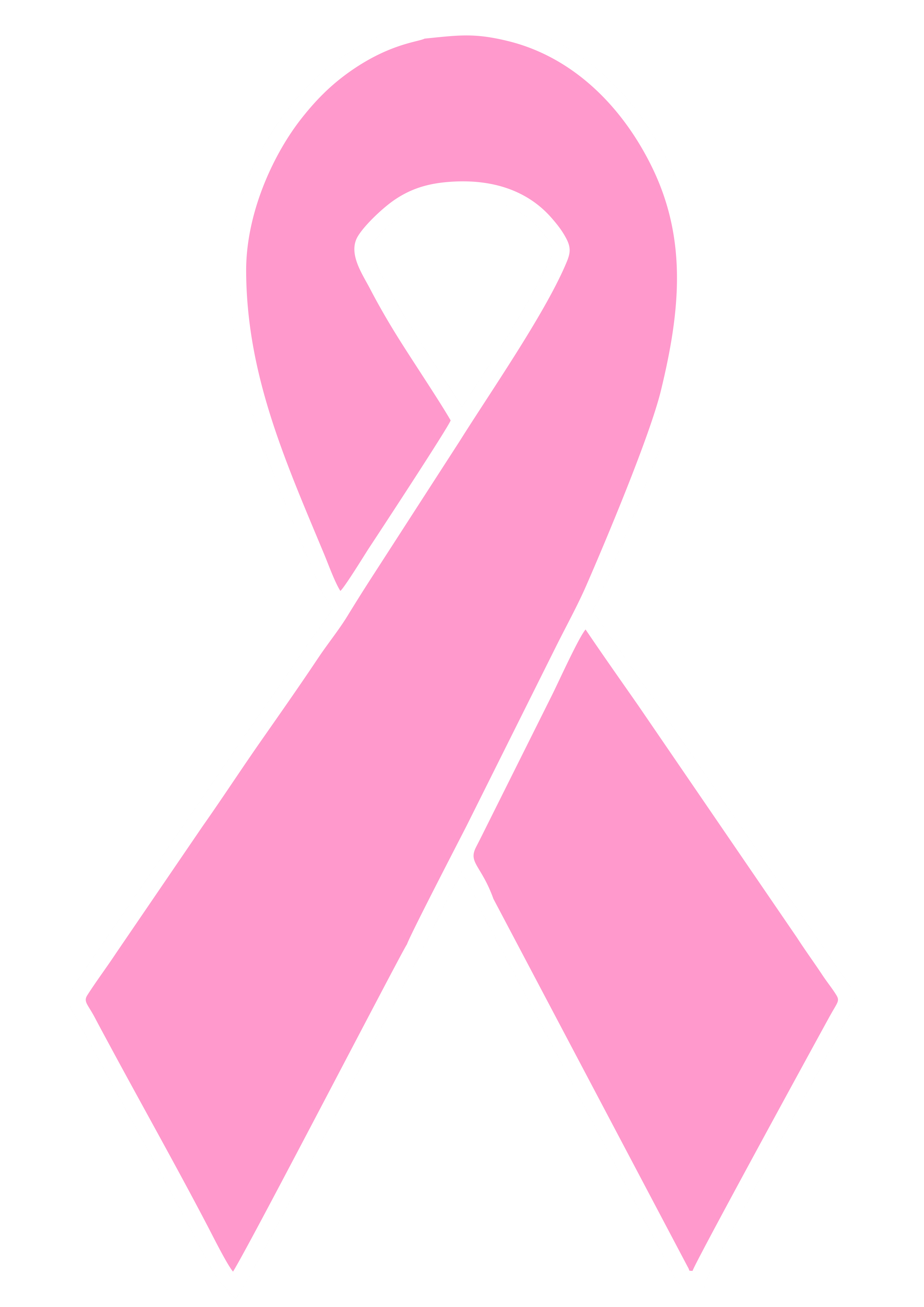 Outubro rosa mês de prevenção ao câncer de mama lacinho de fita desenho png