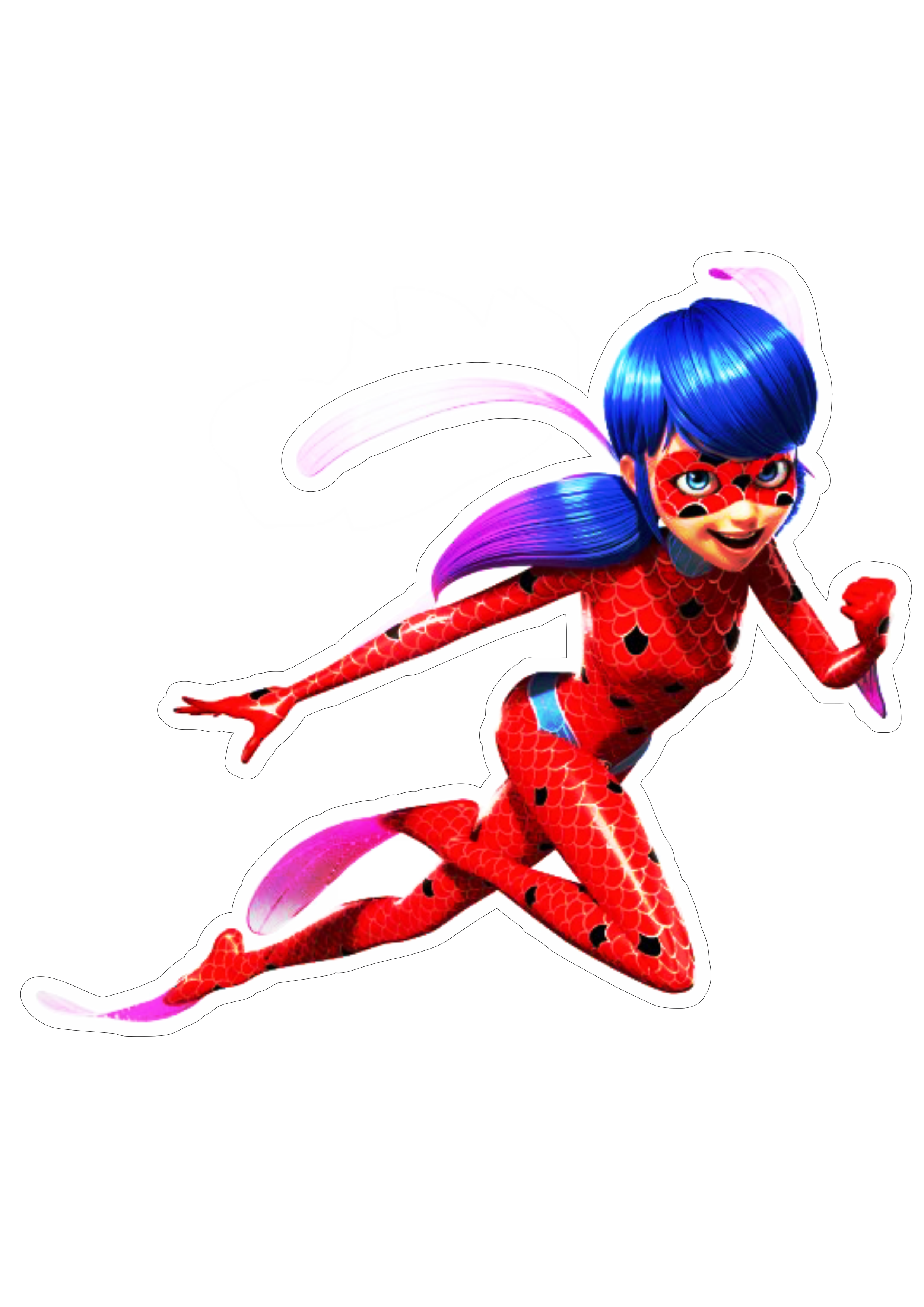 Miraculous Ladybug topo de bolo para imprimir festa infantil png em 2023