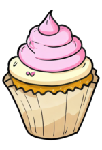 Desenho De Página Colorida Cupcake Para Imprimir Esboço Personagem Kawaii  Doce Vetor PNG , Desenho Kawaii, Desenho De Bolo, Desenho De Asa Imagem PNG  e Vetor Para Download Gratuito