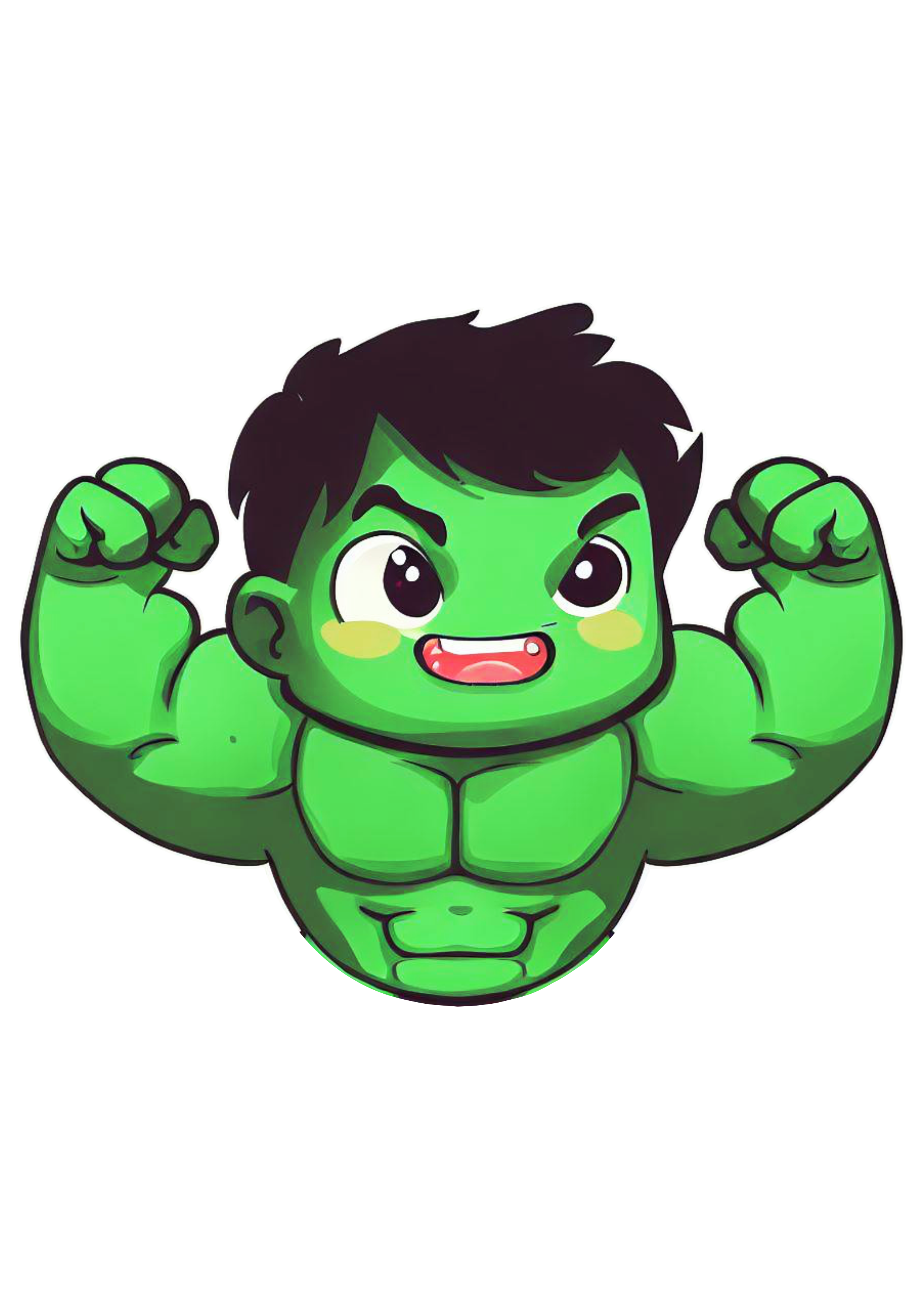 Hulk baby cute fofinho duplo bíceps desenho bonitinho super herói quadrinhos vingadores avengers png