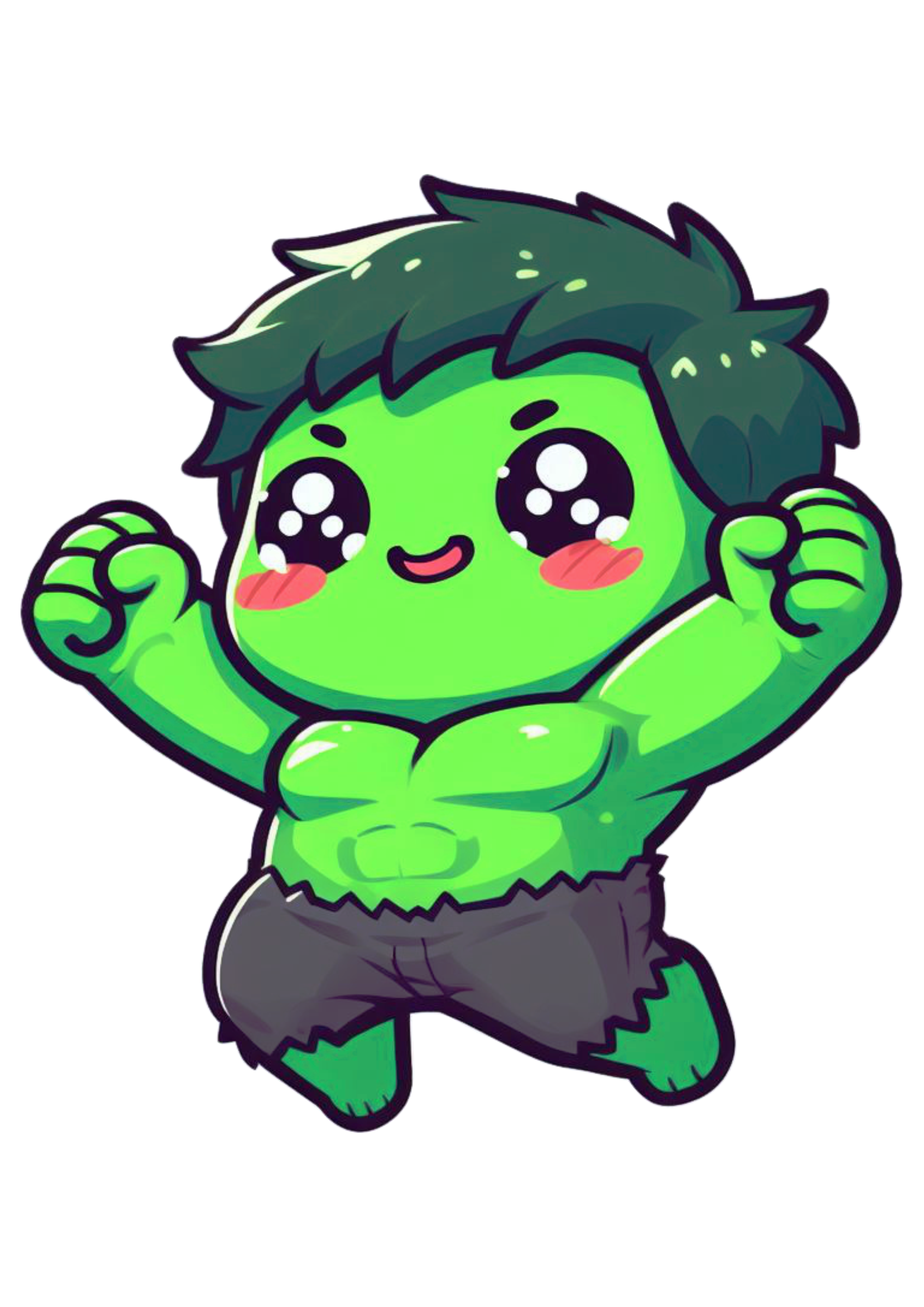 Hulk baby cute fofinho chibi desenho bonitinho super herói quadrinhos vingadores avengers png