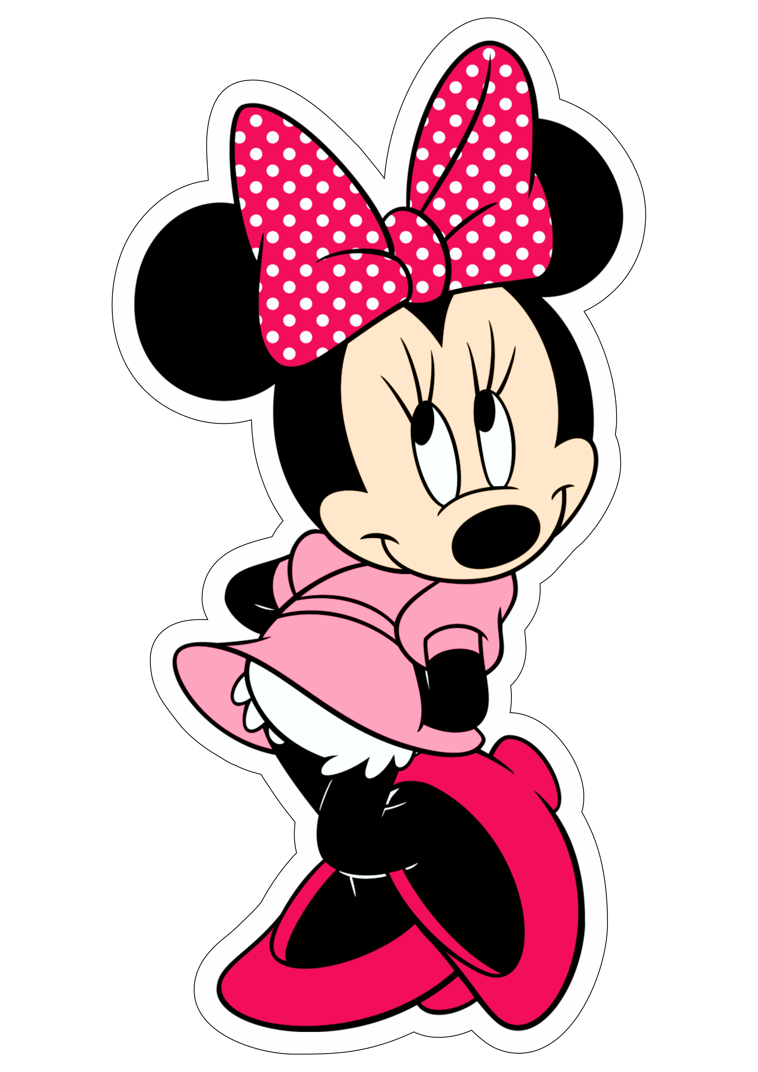 Minnie Mouse rosa menina personagem fictício desenho animado infantil artigos de papelaria design png