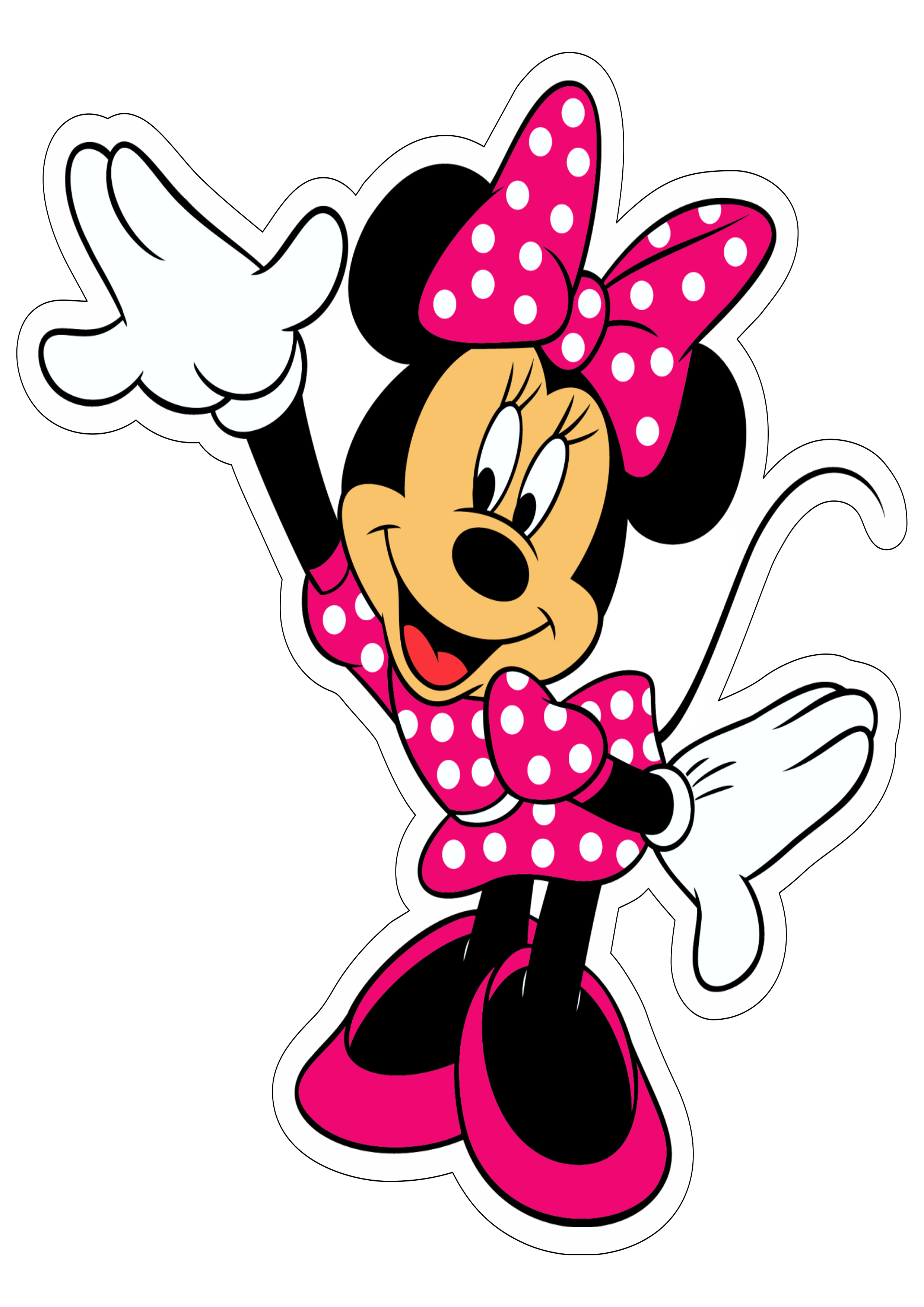 Minnie Mouse rosa menina personagem fictício desenho animado infantil artigos de papelaria pack de imagens png