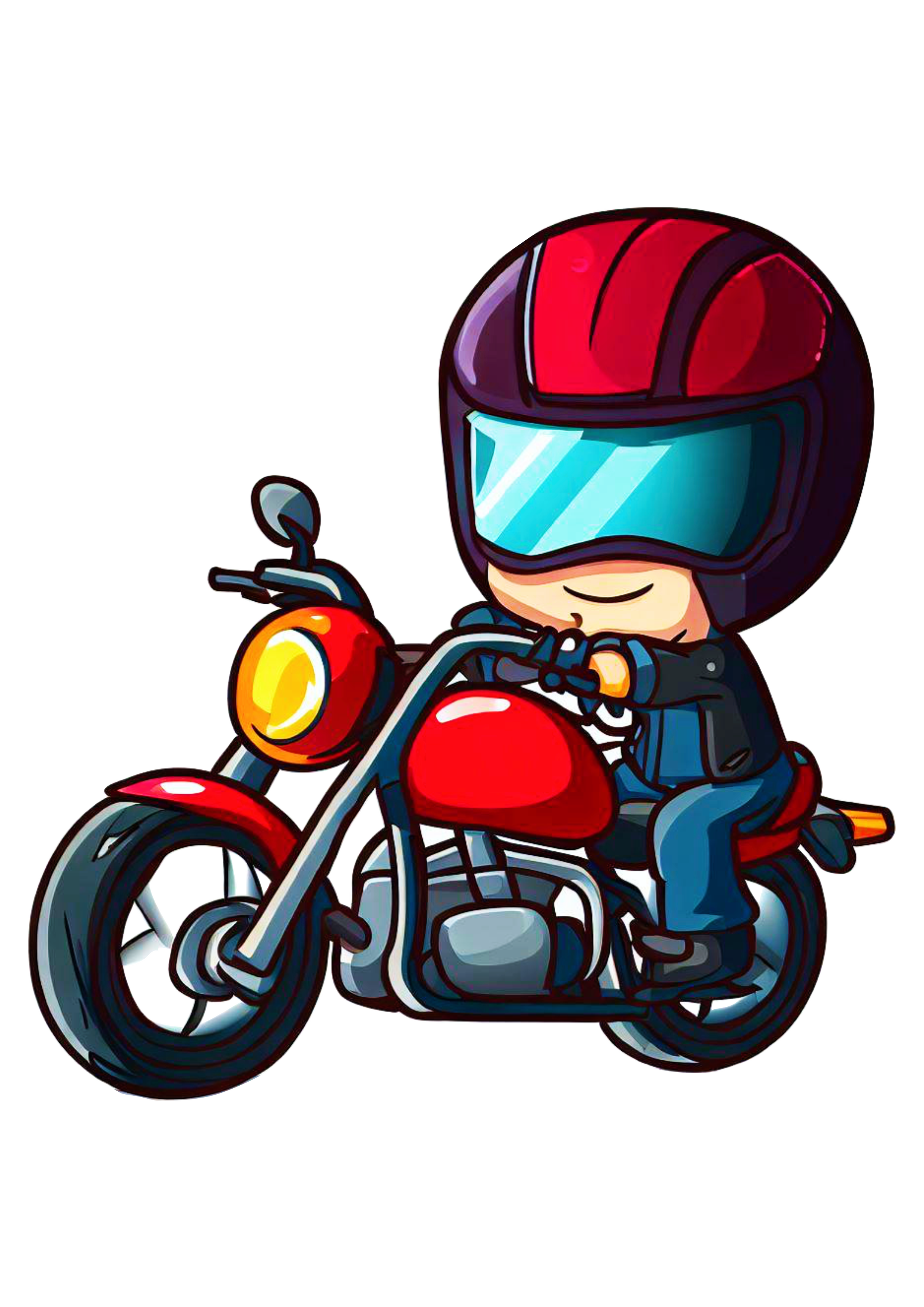 Motoboy capacete tirando onda de moto vermelha motocicleta desenho colorido  alta velocidade mecânico de motos oficina design png