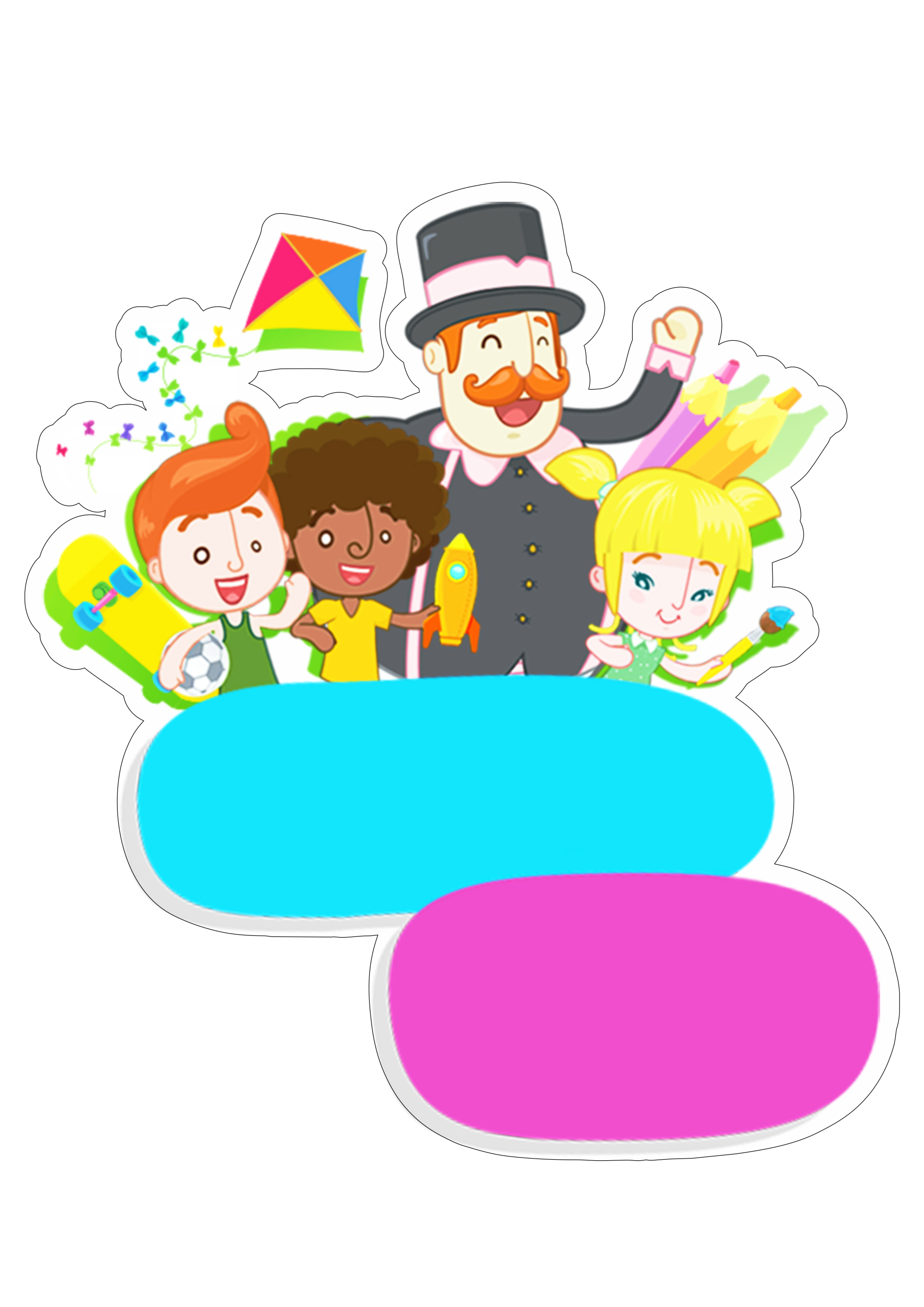 Mundo bita desenho infantil musical youtube logomarca festinha de criança fundo transparente png