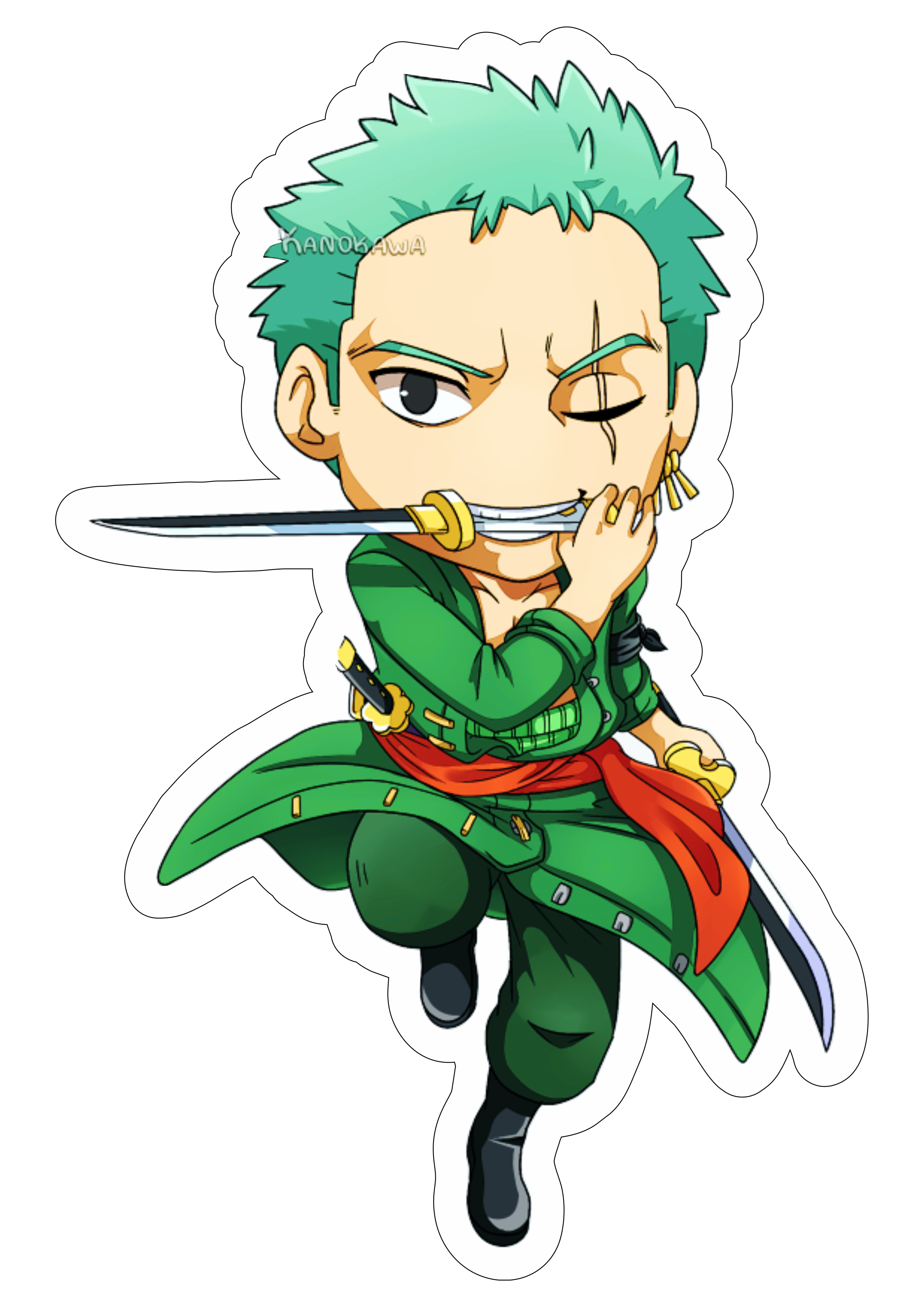 desenhar zoro