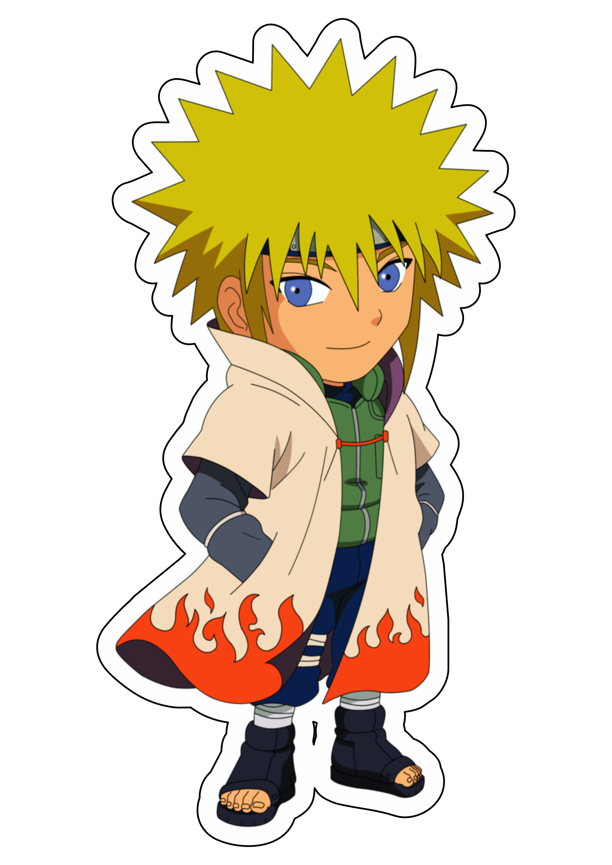 10 desenhos do Minato para baixar, imprimir e colorir - Naruto Hokage