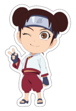 Naruto Shippuden cute chibi Sasuke correndo Orochimaru Sharingam