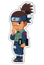 Naruto Shippuden Kakashi anbu chibi toy cute artes gráficas desenho simples  anime japonês png