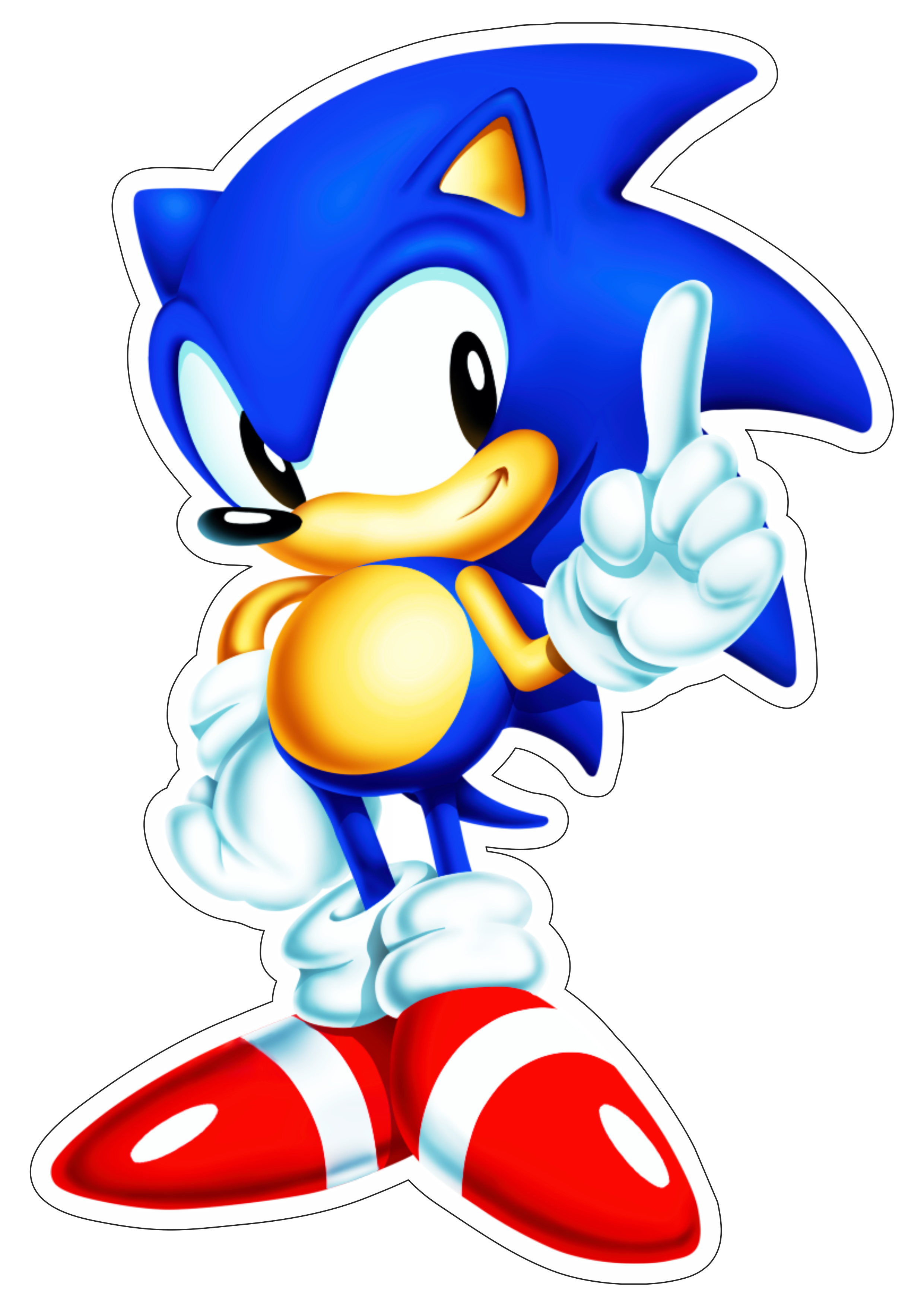 Sonic the hedgehog personagem de game imagem sem fundo png