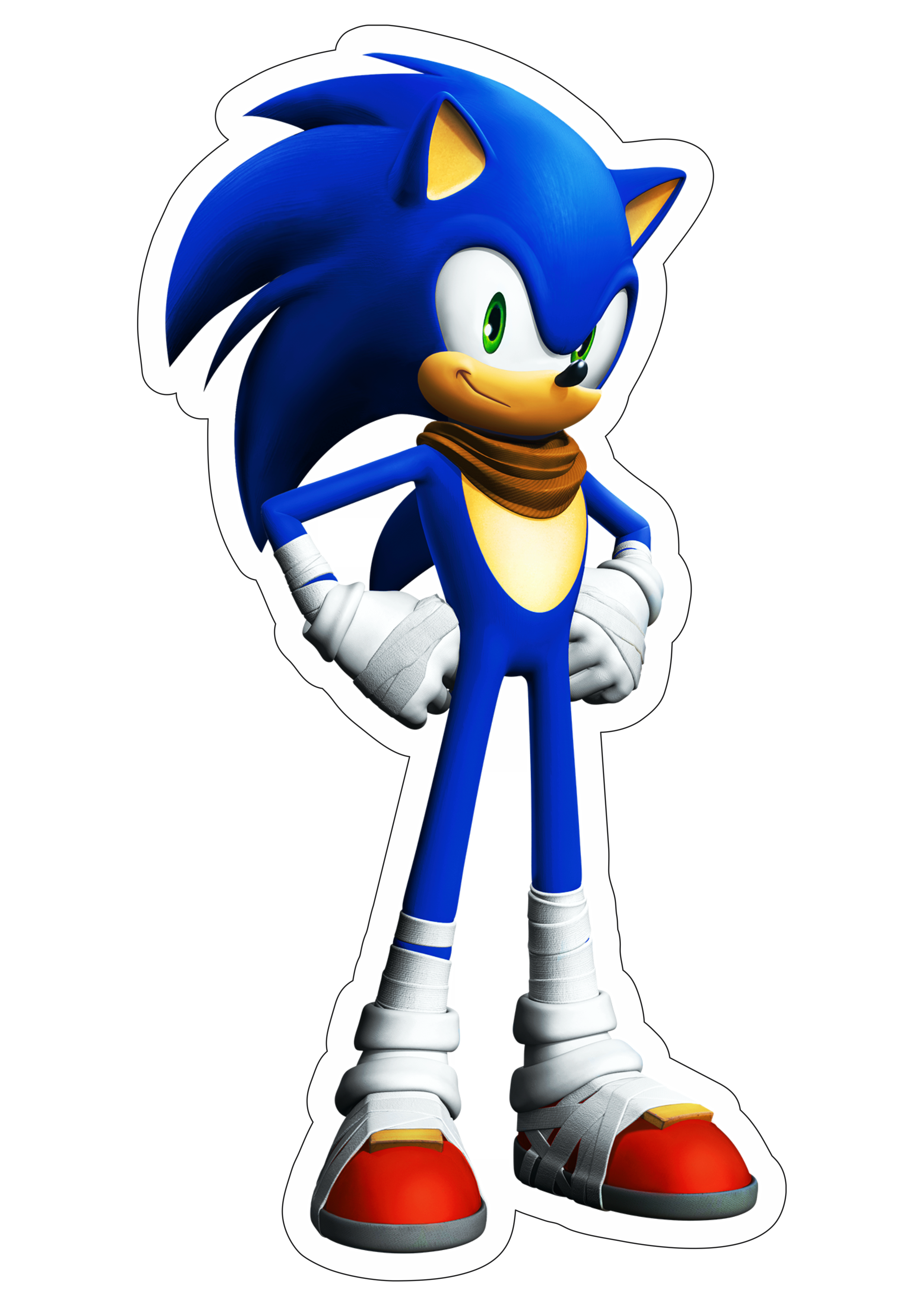 Sonic - Sonic Amarelo 7 PNG Imagens e Moldes.com.br