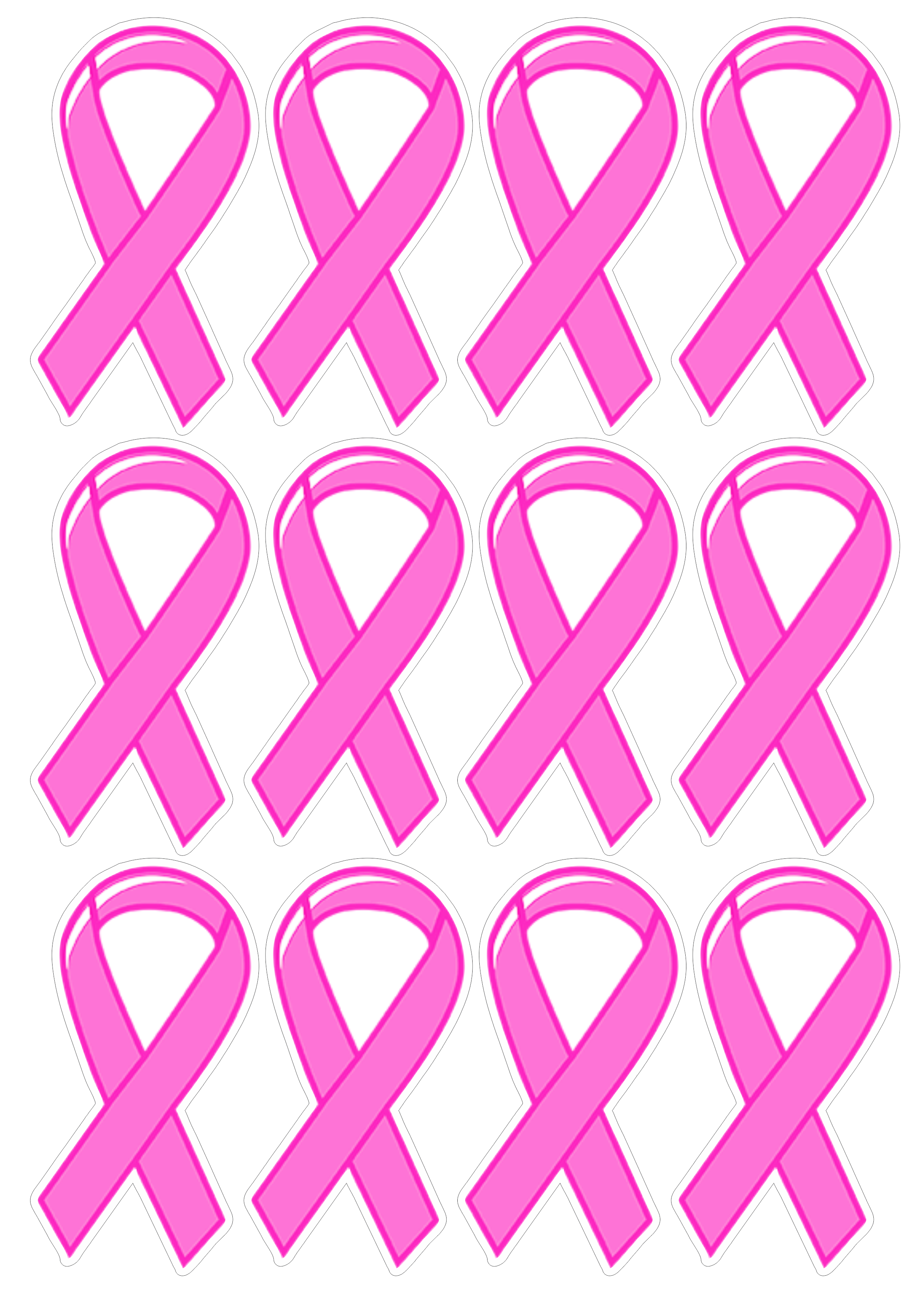 Lacinhos cor de rosa decoração outubro rosa desenho adesivo tag sticker png