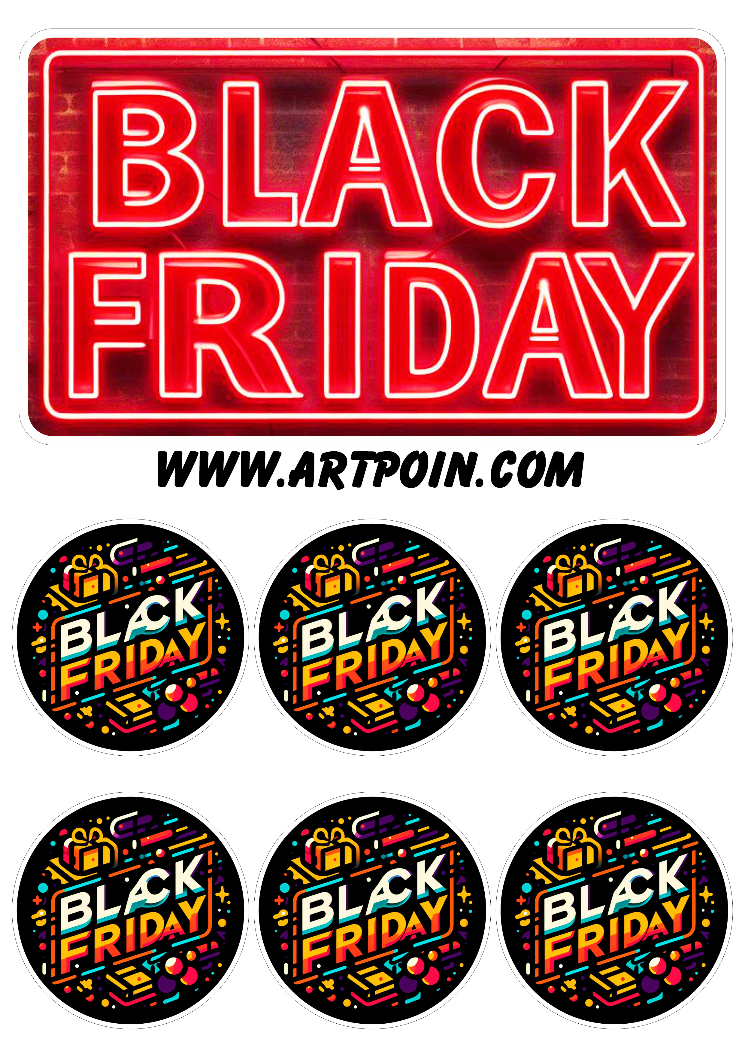 Black Friday tags para decoração design png