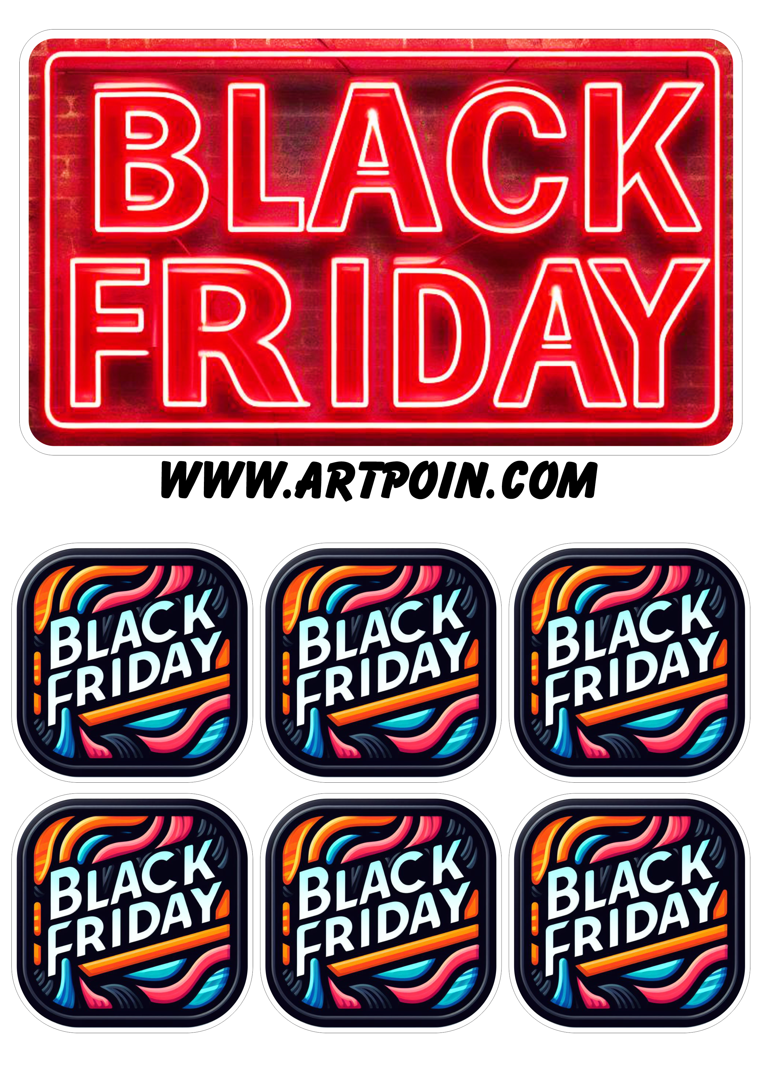 Black Friday tags para decoração design artes gráficas png