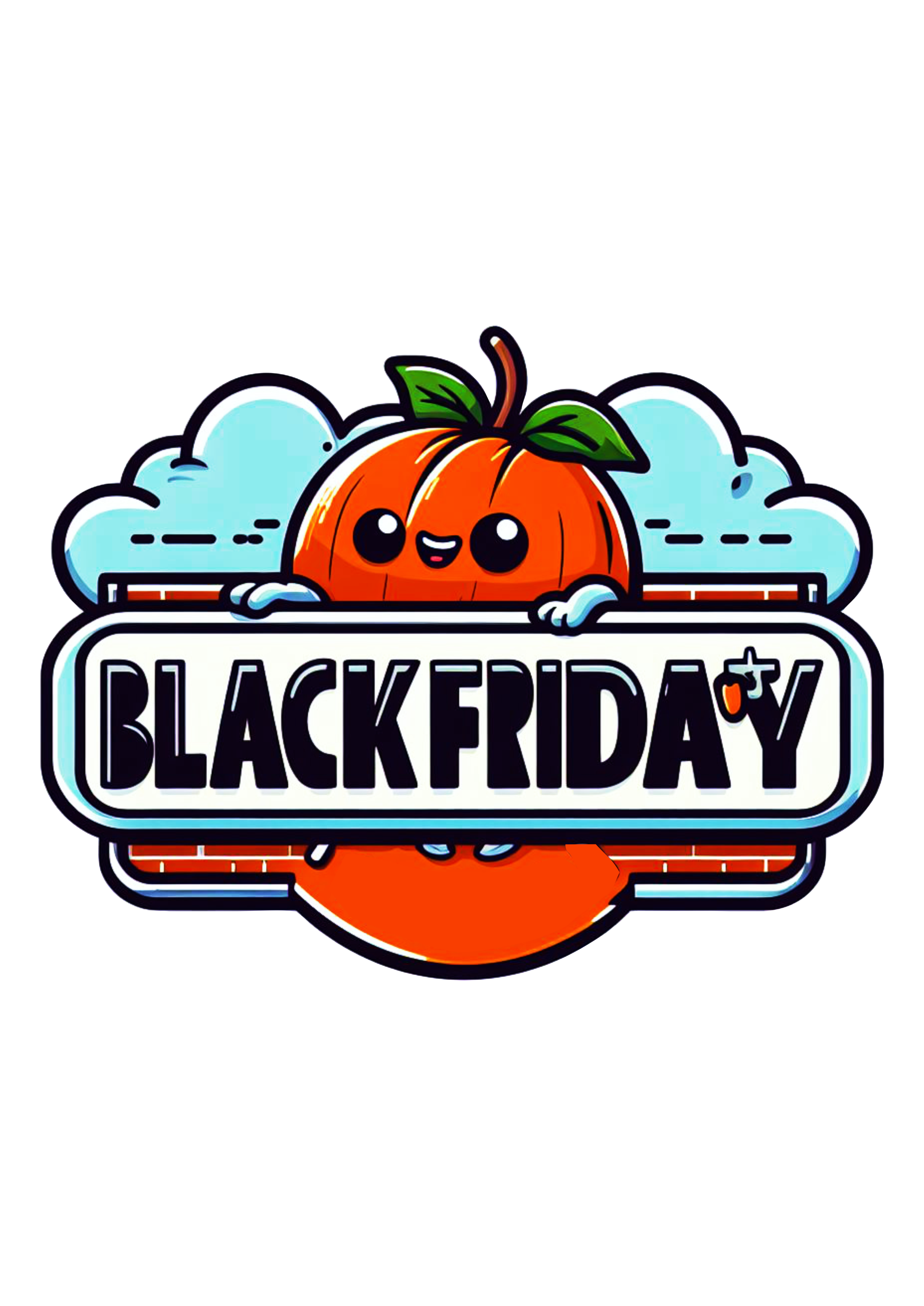 Black Friday logo mês de promoção png