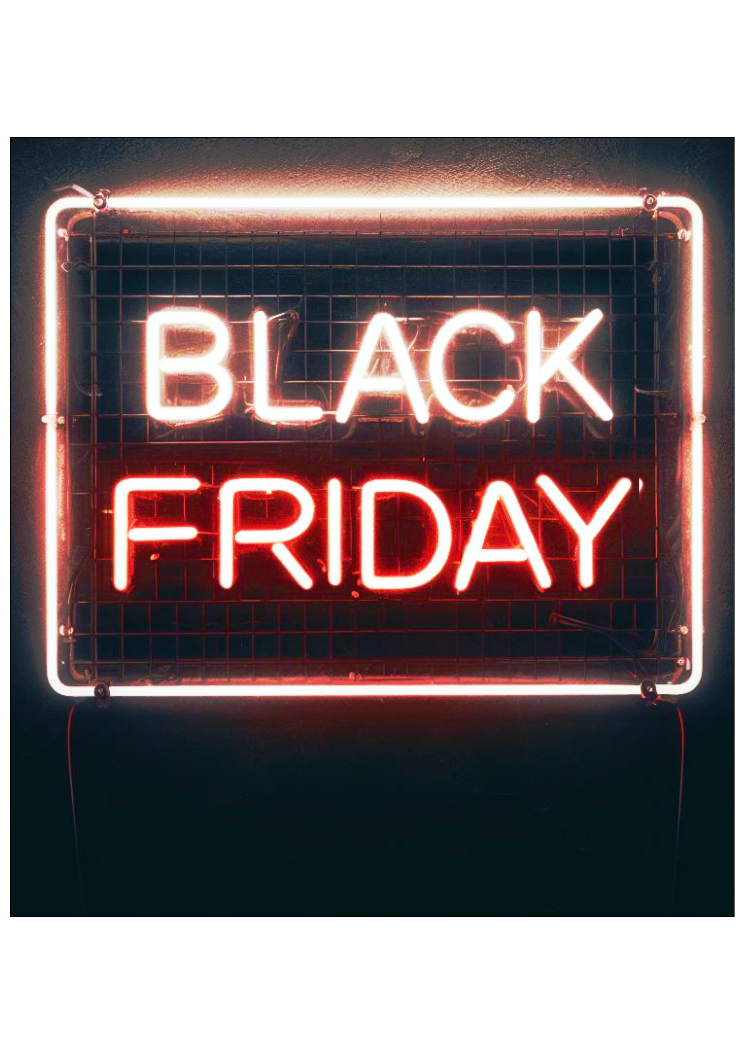 Black Friday placa luminosa campanha de marketing  png