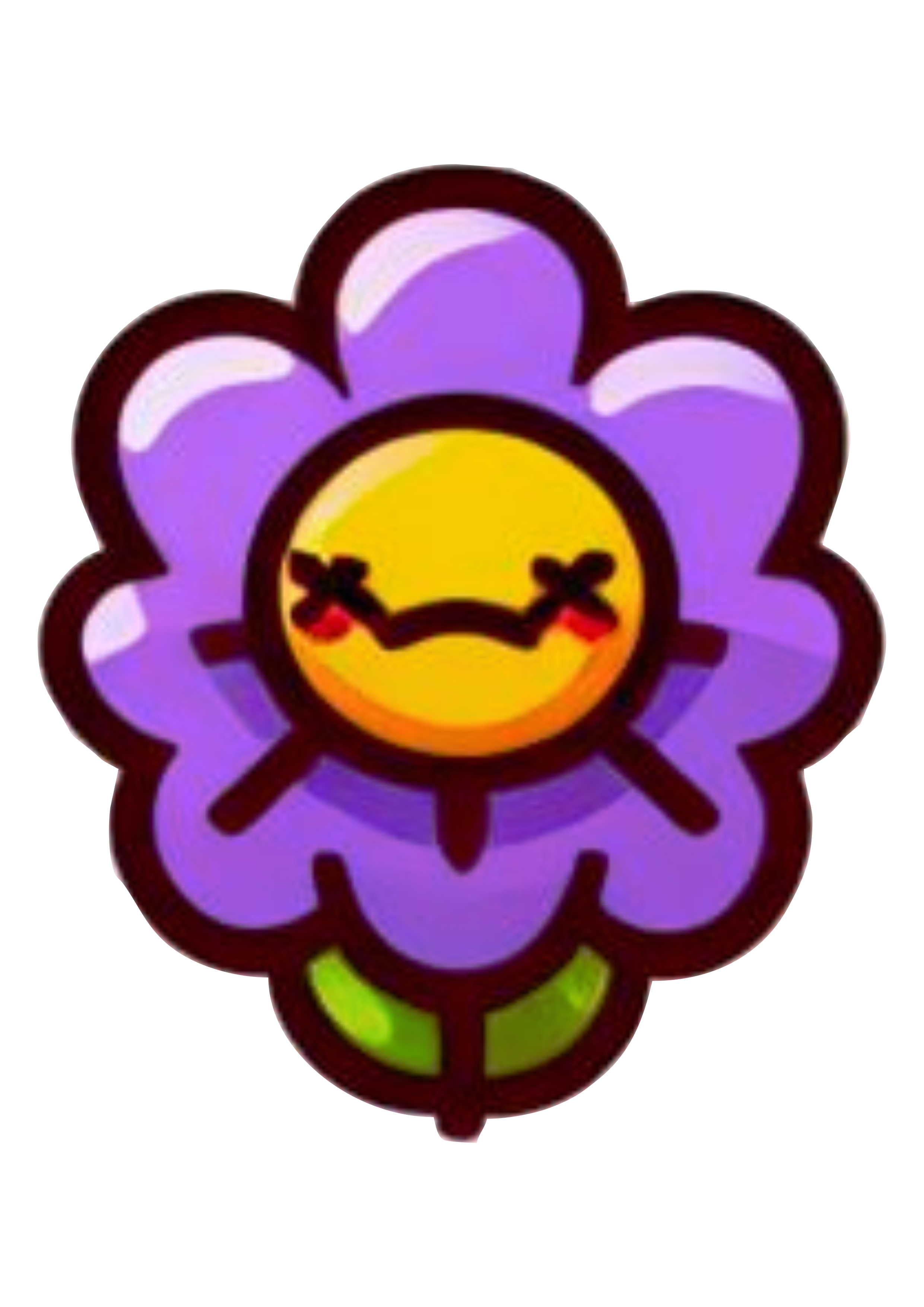 Emoji whatsapp florzinha desenho simples jardim encantado imagem fundo transparente png