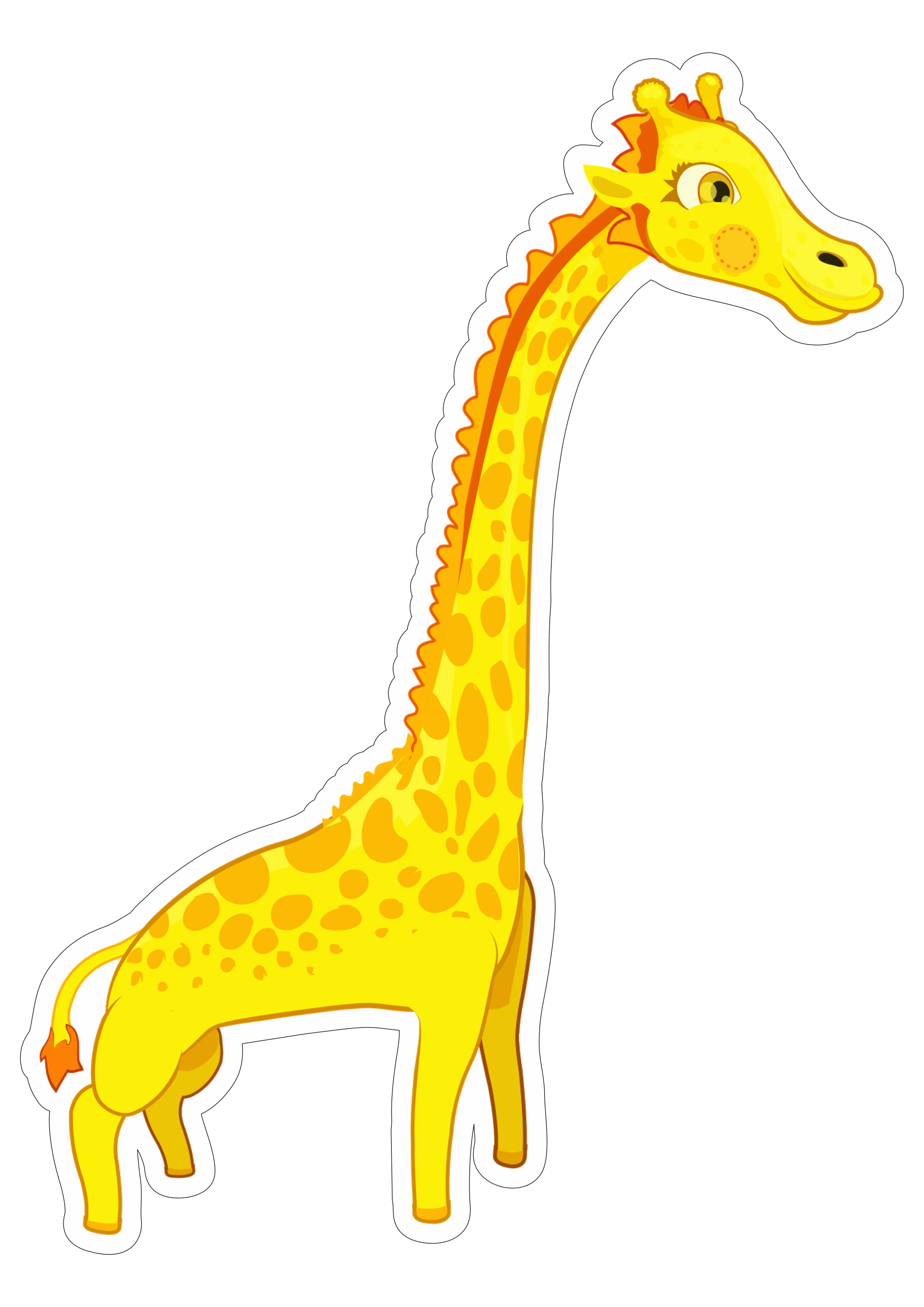 Mundo bita girafa safari desenho infantil musical youtube fundo transparente com contorno png