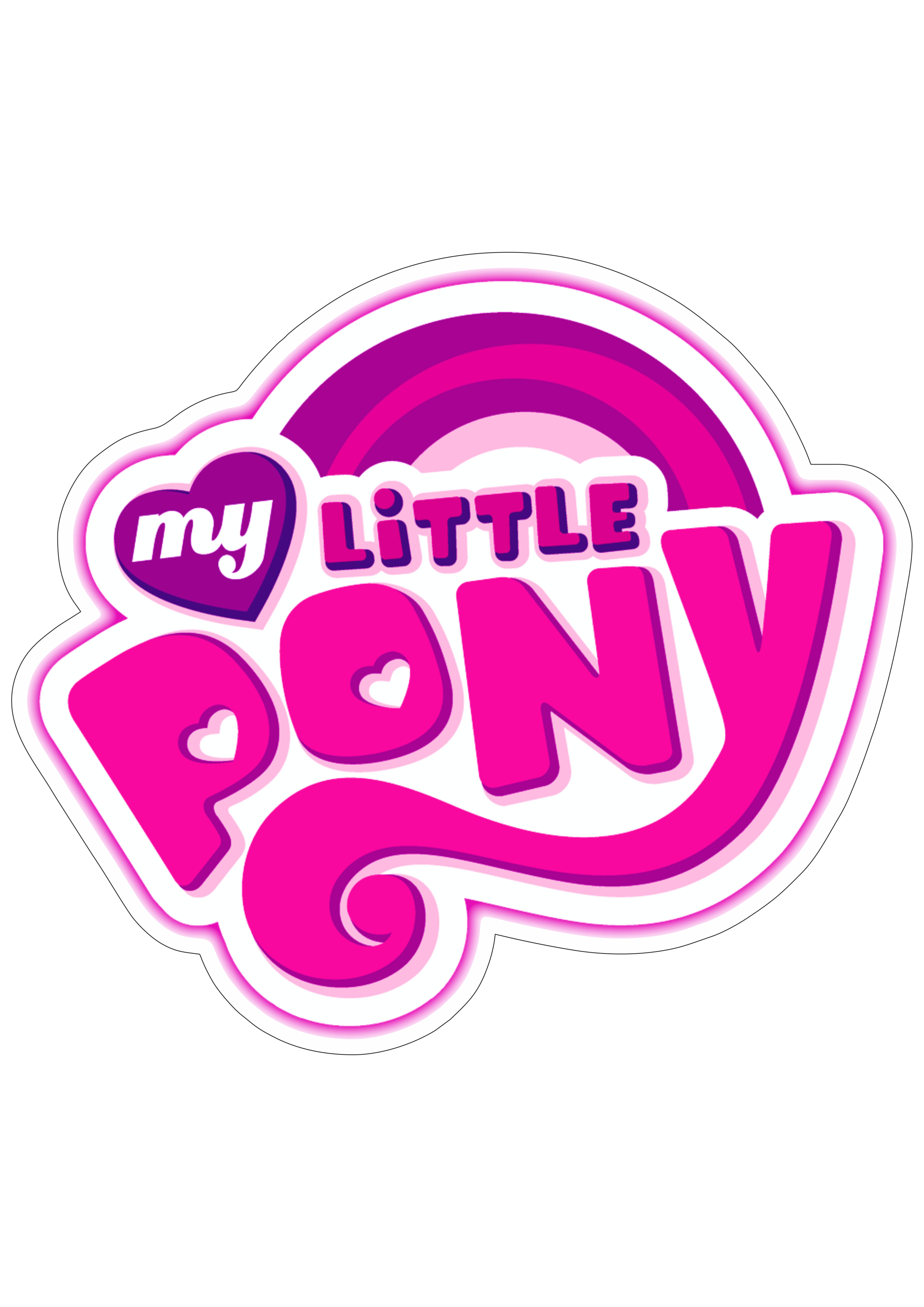My little pony logo imagem png