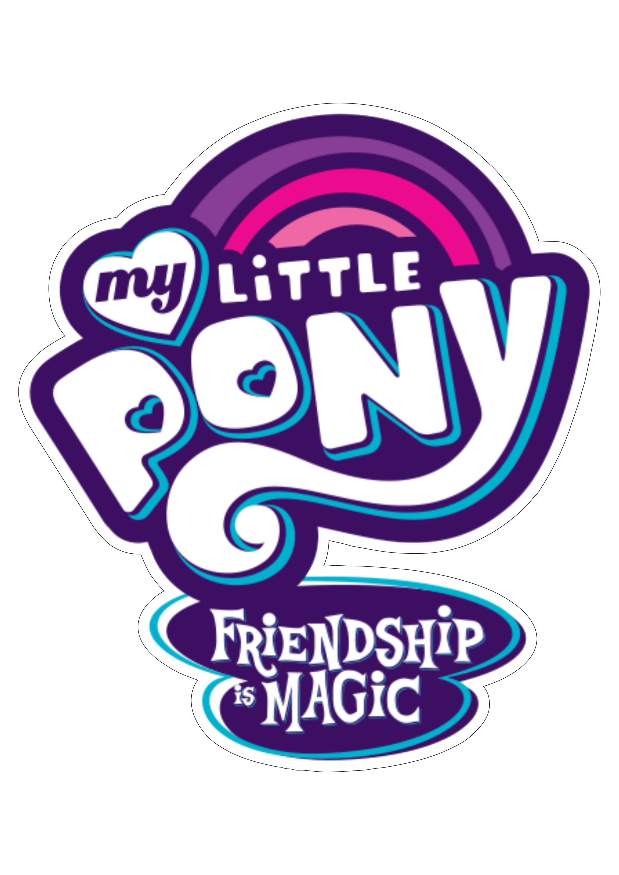 My little pony logo imagem friendship is magic png