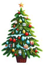 árvore De Natal Decorada Com Decoração De Natal PNG , árvore De Natal, Natal,  Enfeite De Natal PNG Imagem para download gratuito