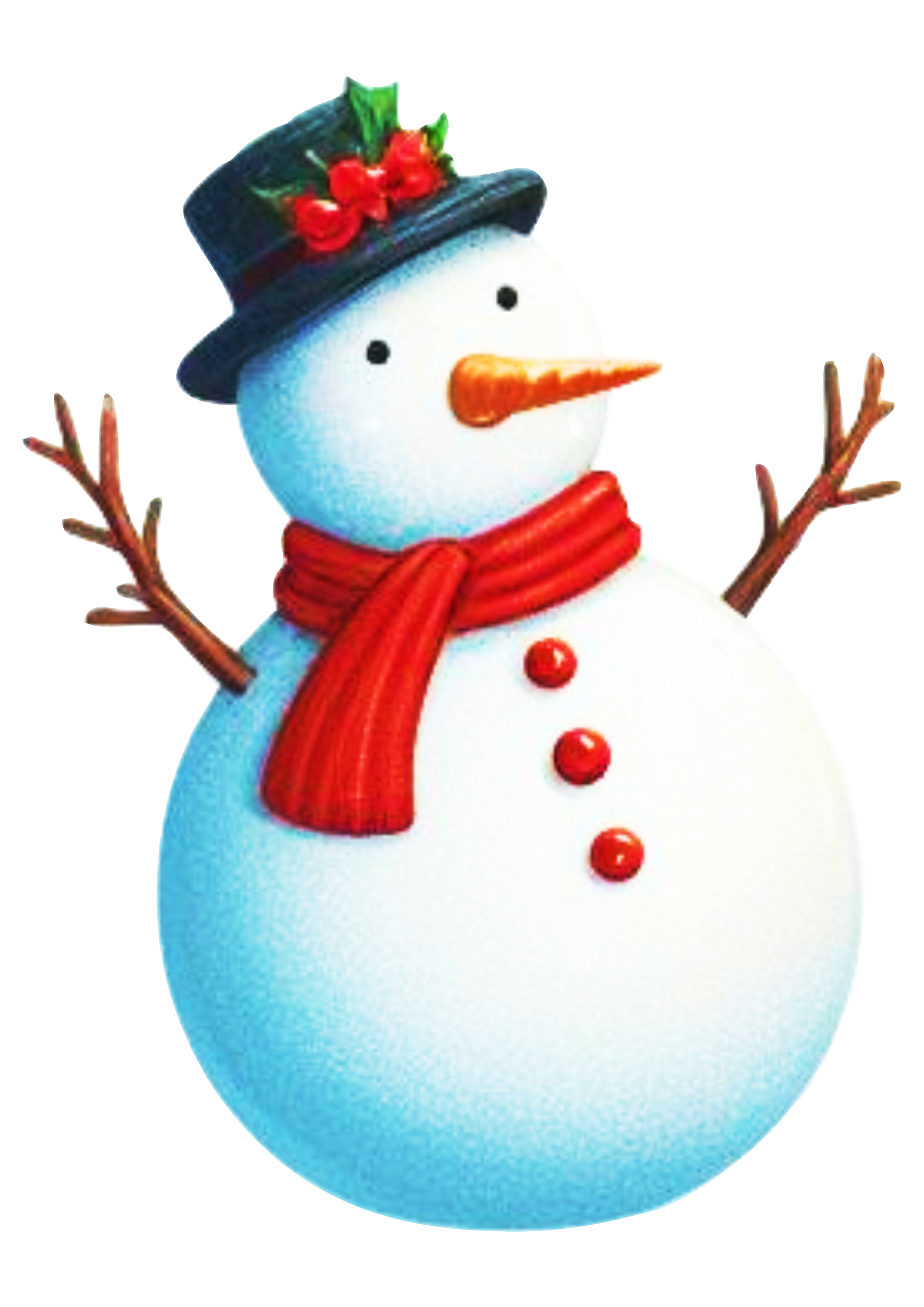 Boneco de neve decoração de natal png