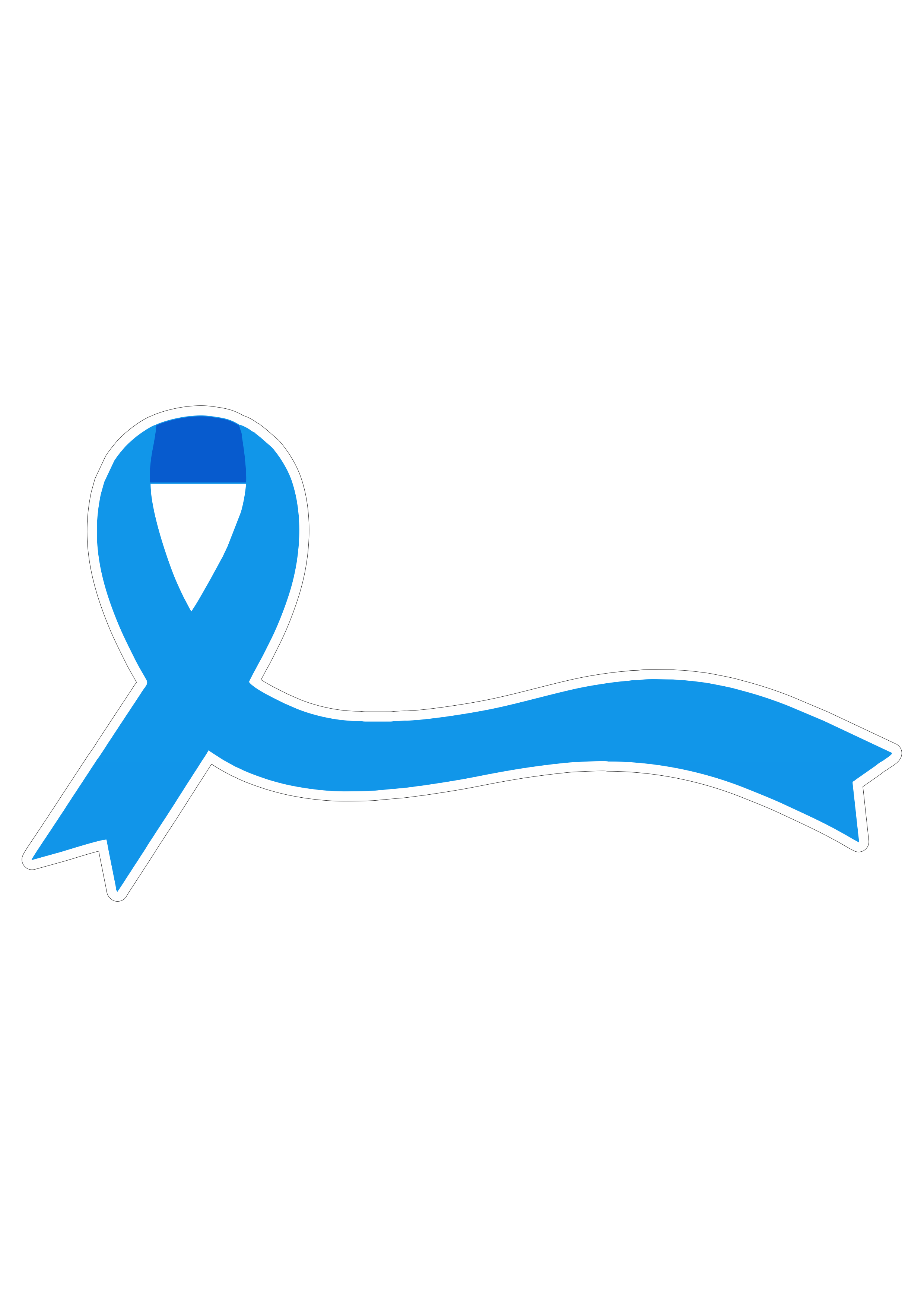 Lacinho de fita novembro azul mês de prevenção ao câncer de próstata saúde do homem png