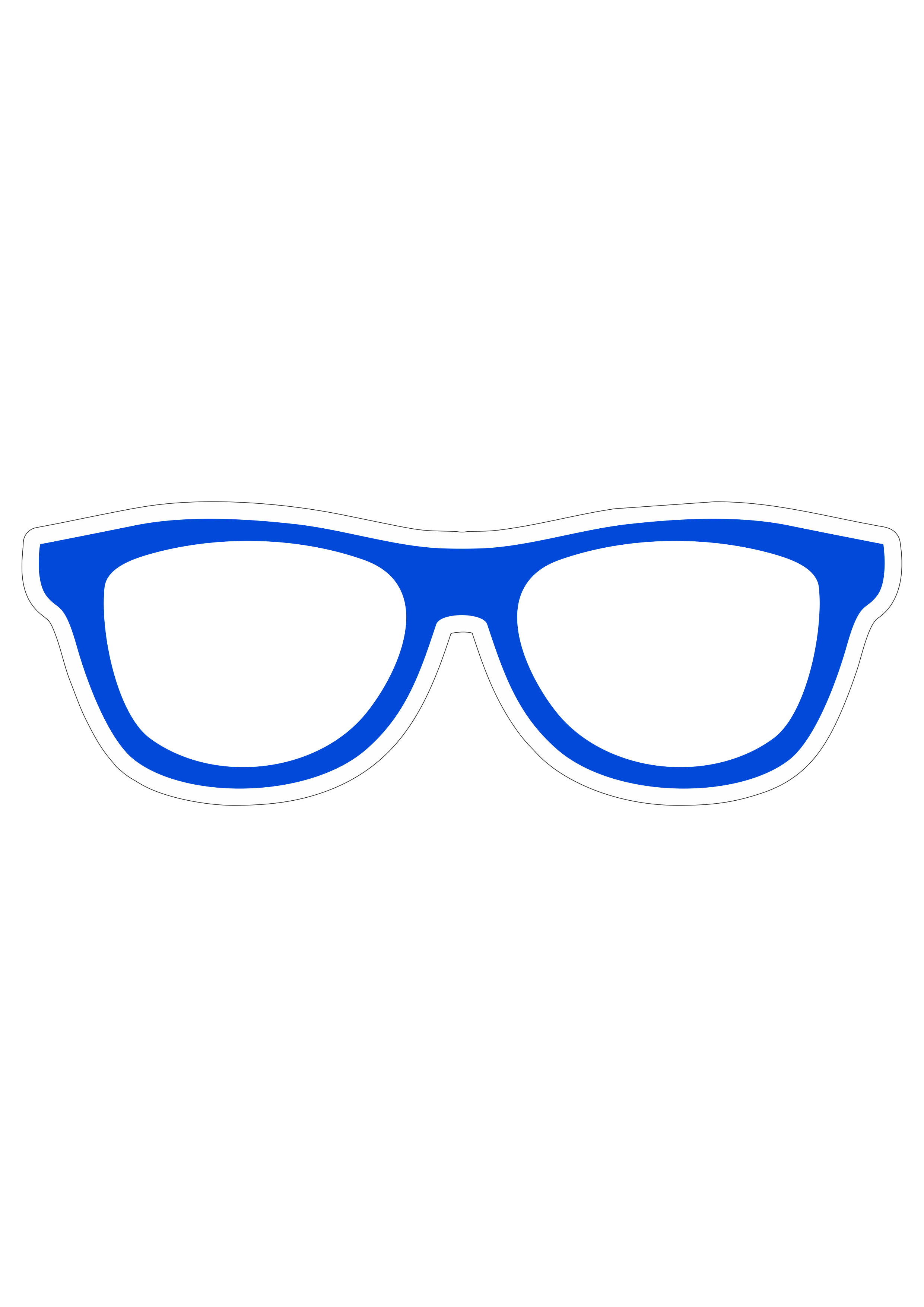 Óculos azul escuro artes gráficas novembro azul vetor png