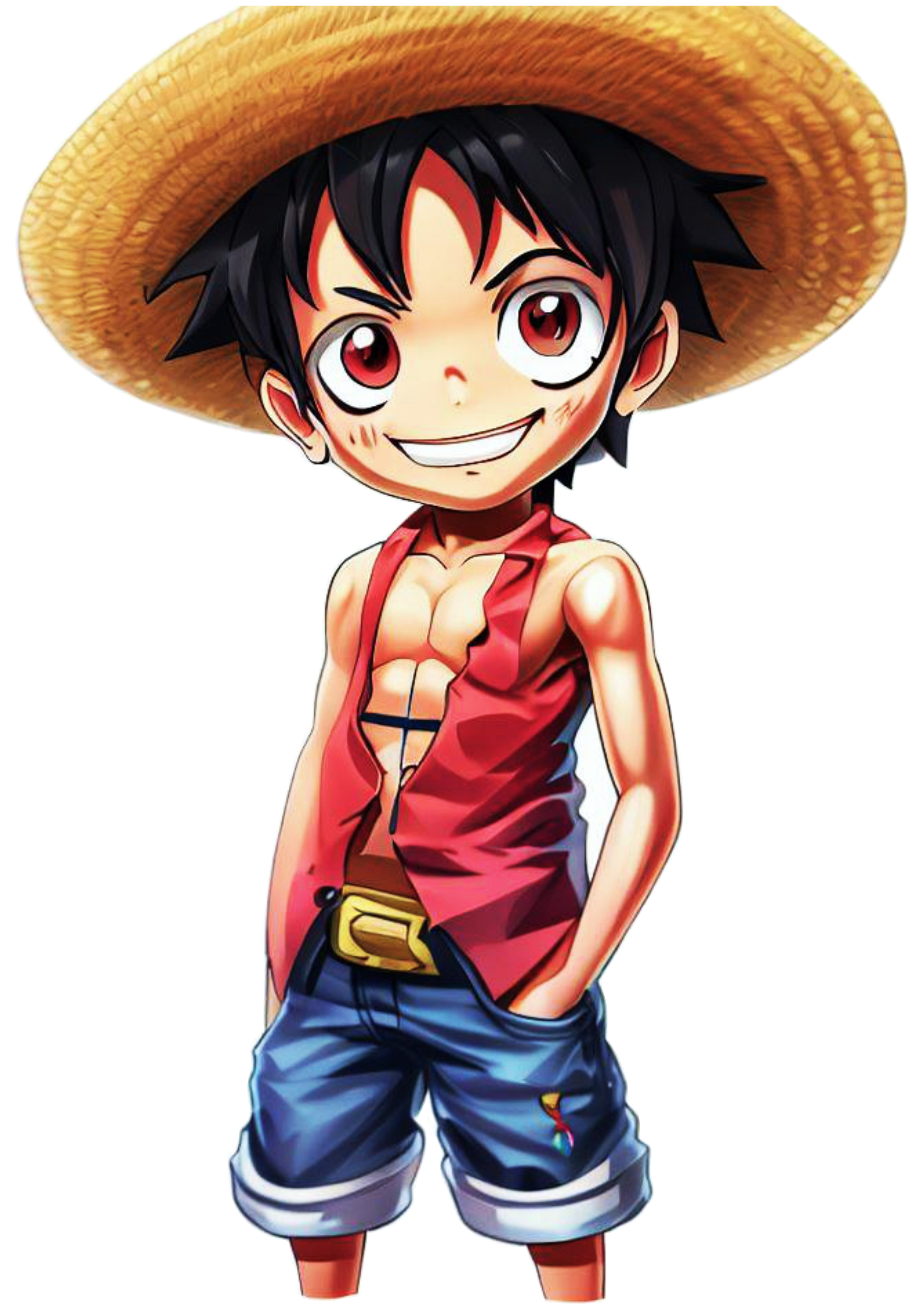 Monkey D. Luffy Portgas D. Ace Anime Chibi One Piece, ás, chapéu, chibi,  chapéu de cowboy png