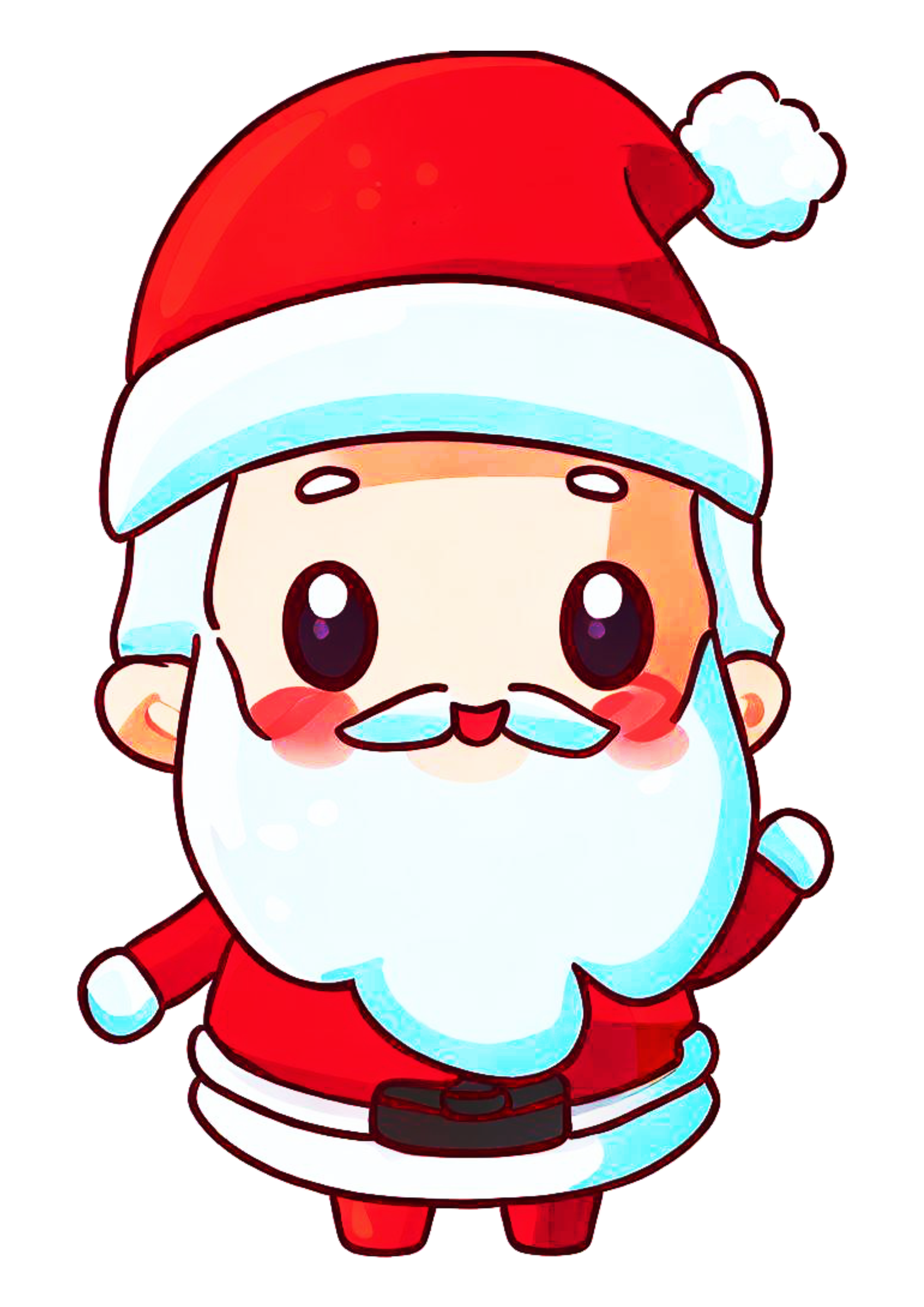 Natal imagens decorativas papai noel grande cute fofinho desenhos natalinos feriado fim de ano how to draw png
