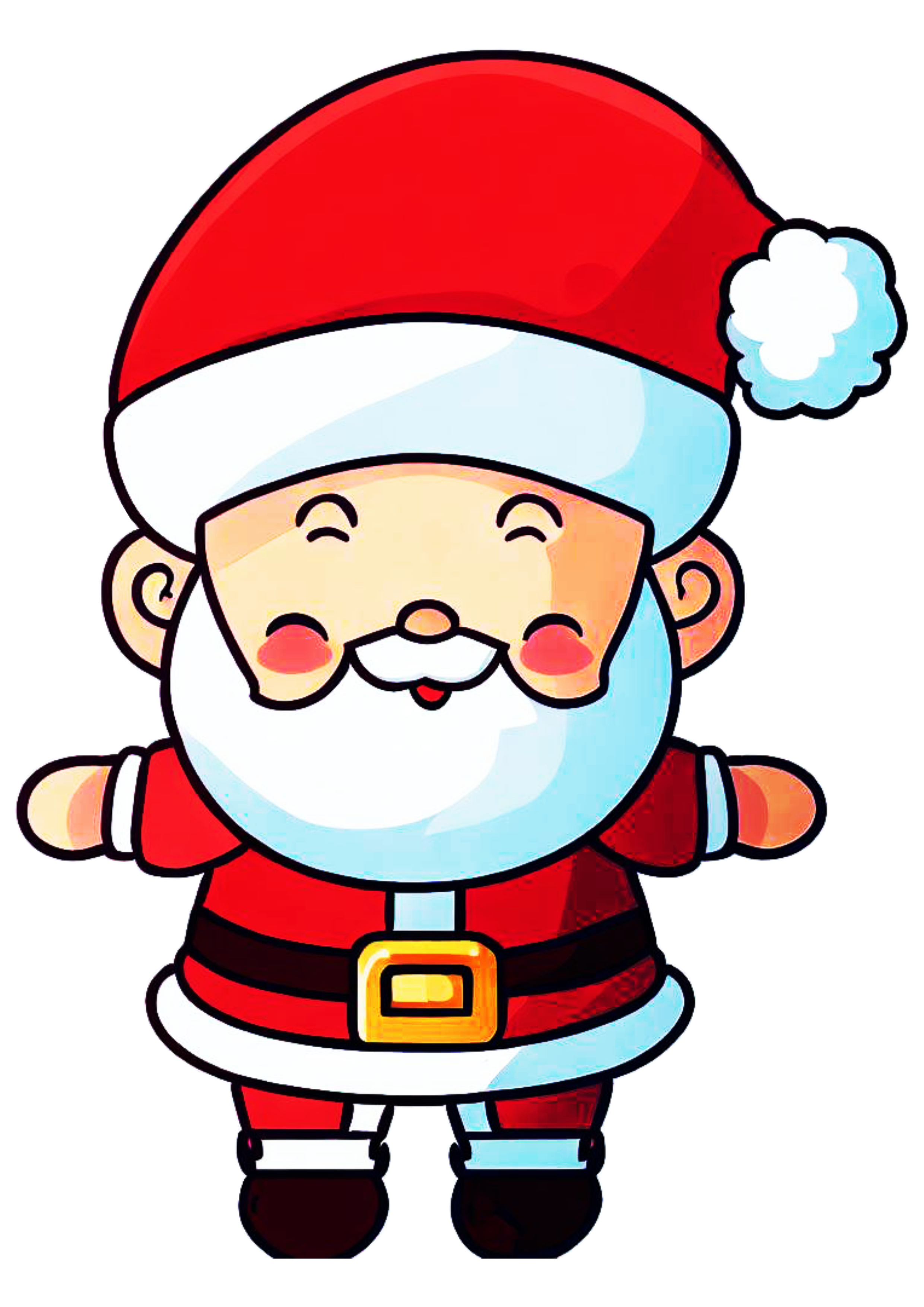 Natal imagens decorativas papai noel cute fofinho desenhos natalinos santa claus png