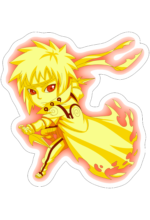 Naruto Shippuden quarto hokage Minato chibi toy cute artes gráficas desenho  simples anime japonês png