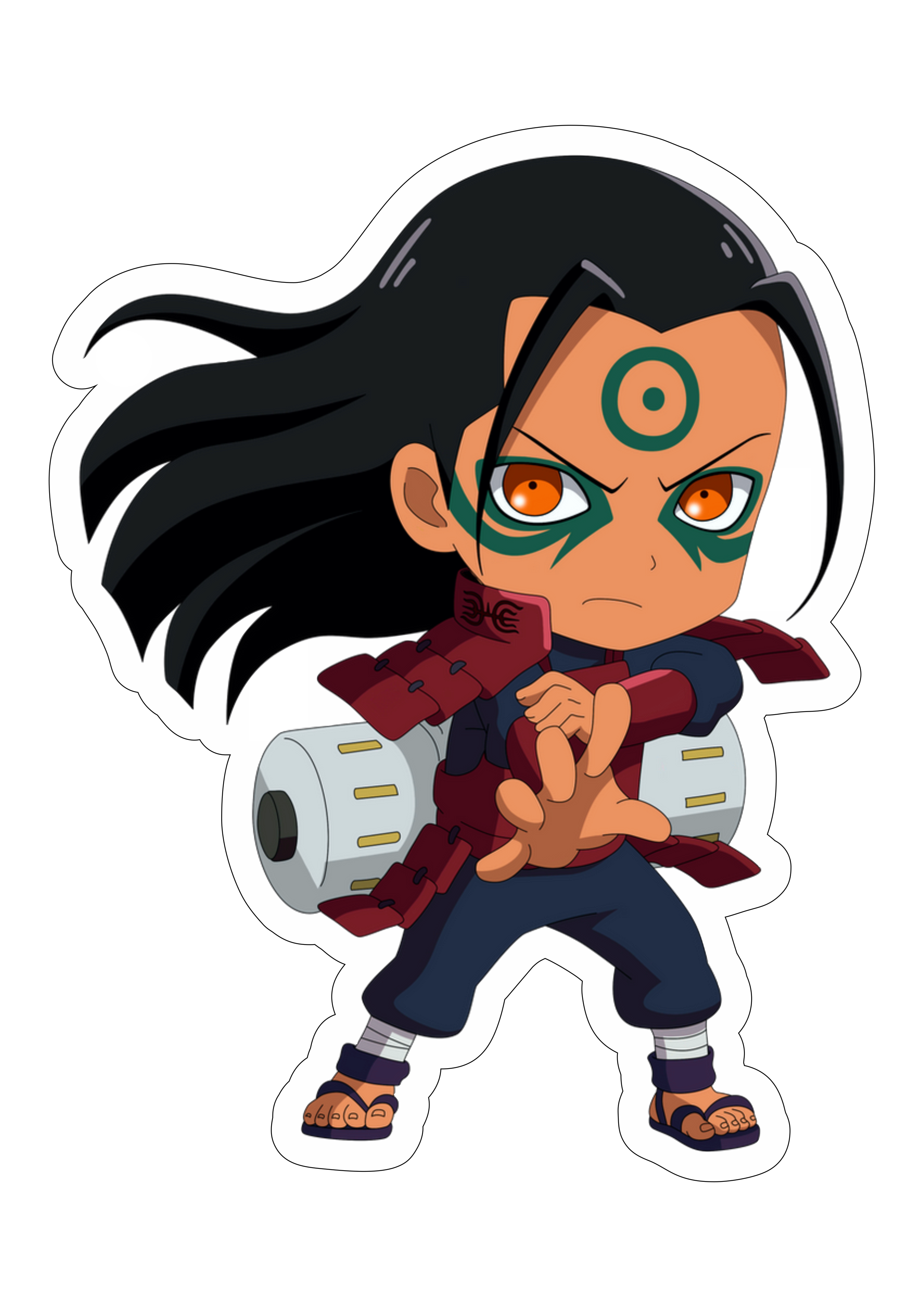 Naruto Shippuden desenho fofinho chibi Hashirama modo sábio png