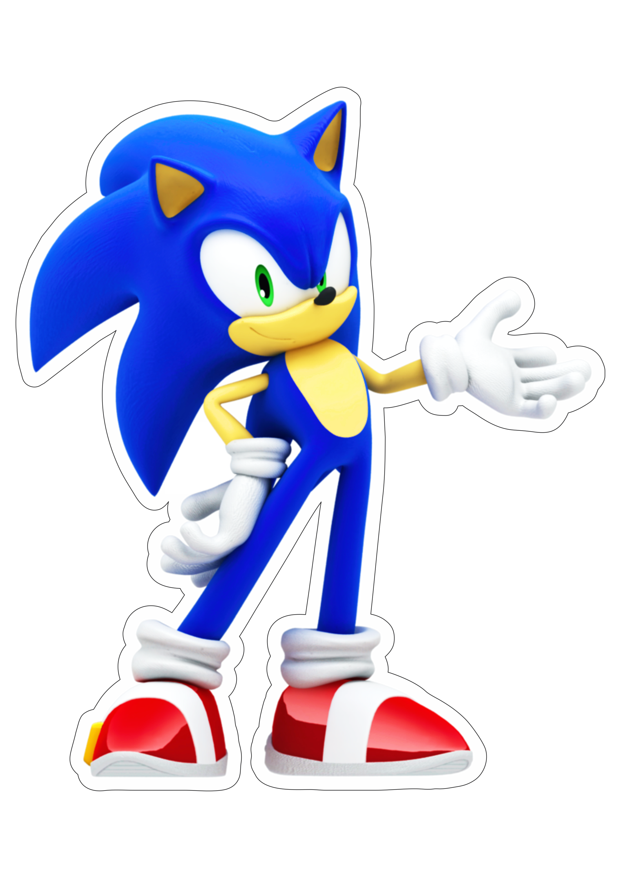 Sonic the hedgehog ouriço personagem de game aventura infantil desenho para artes gráficas png