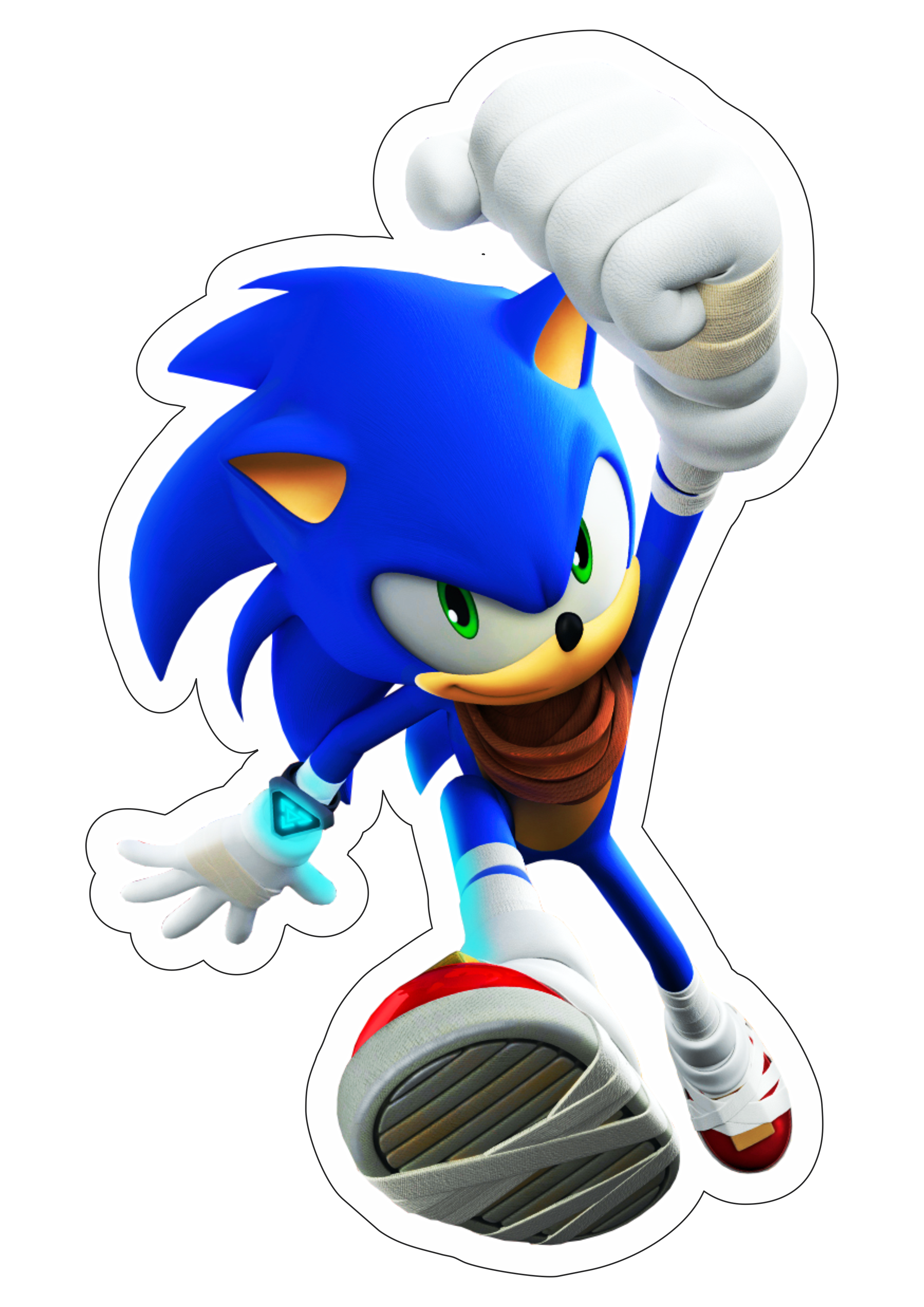 Sonic the hedgehog ouriço personagem de game aventura infantil desenho para artes gráficas animação png
