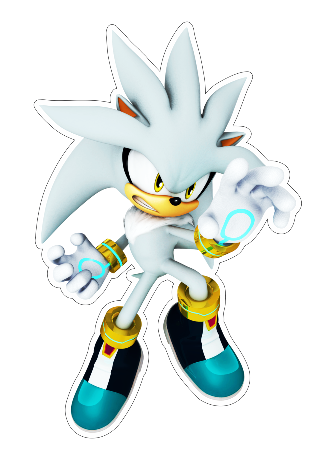 Sonic silver the hedgehog png