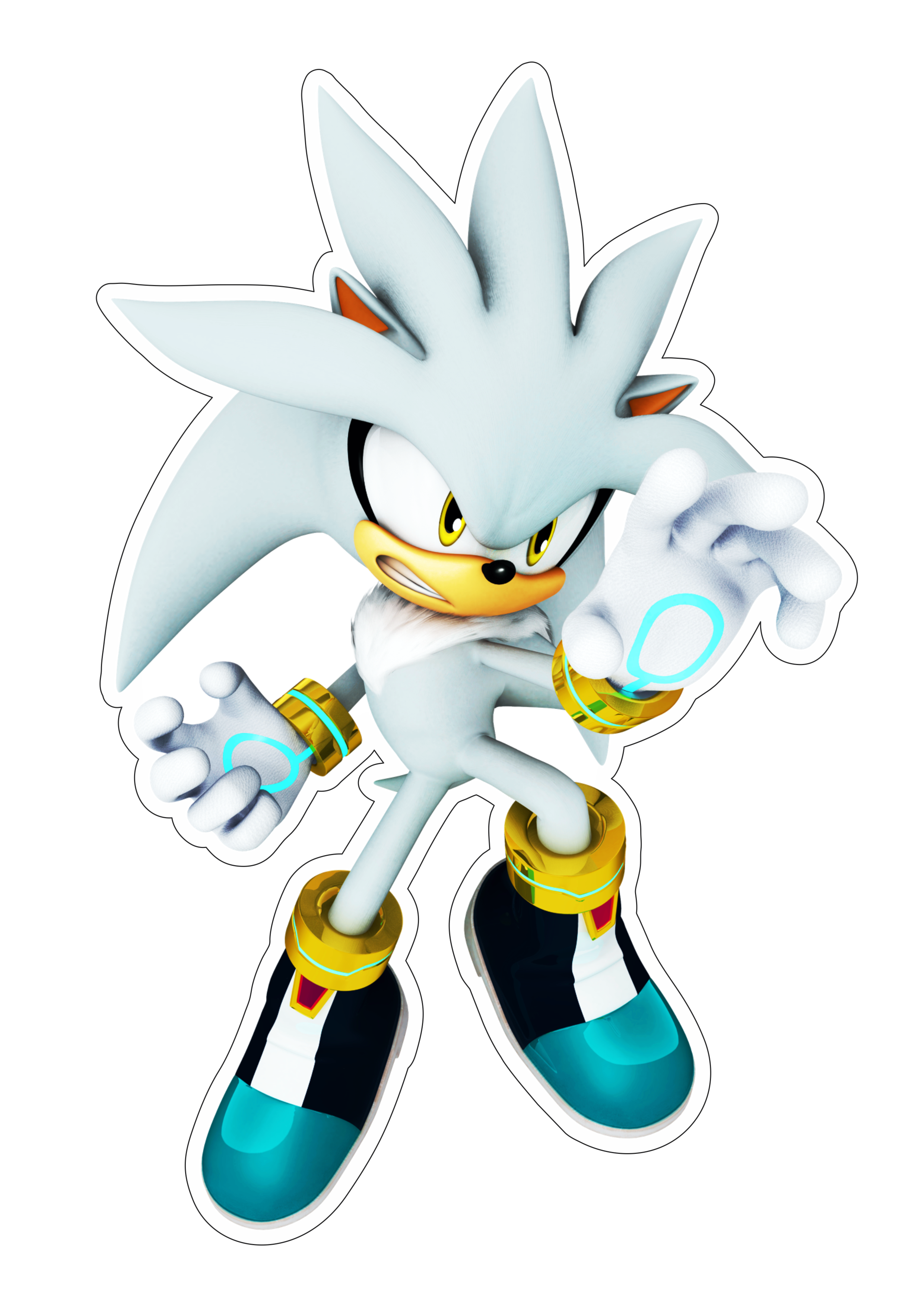 Sonic Silver the hedgehog png