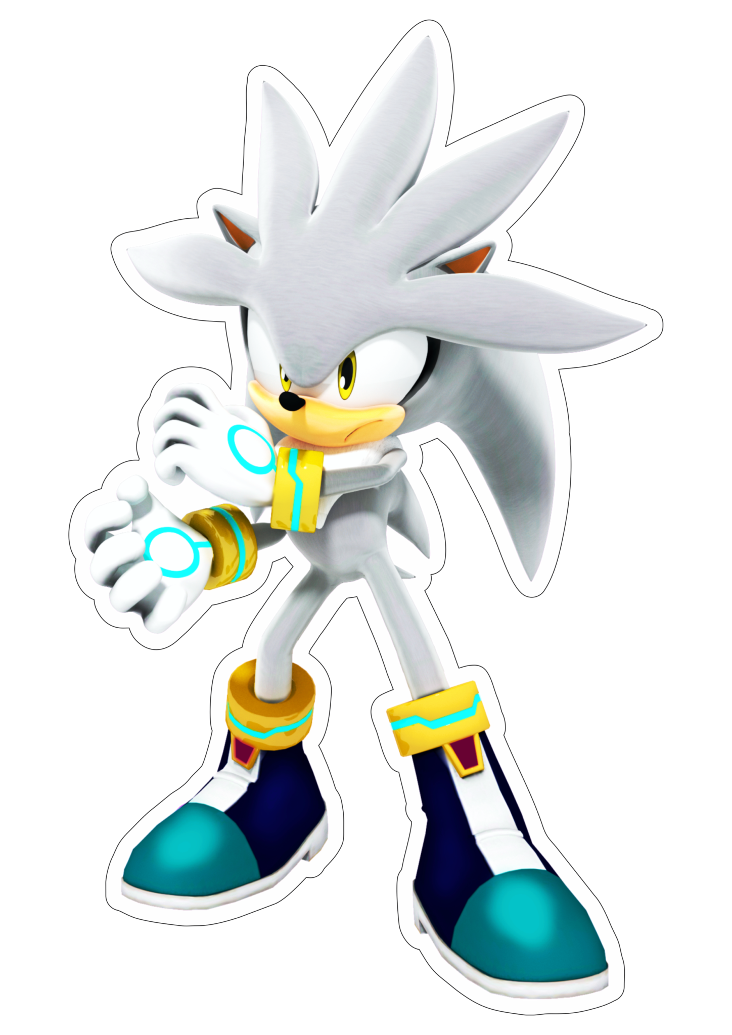 Sonic Silver the hedgehog personagem de game png