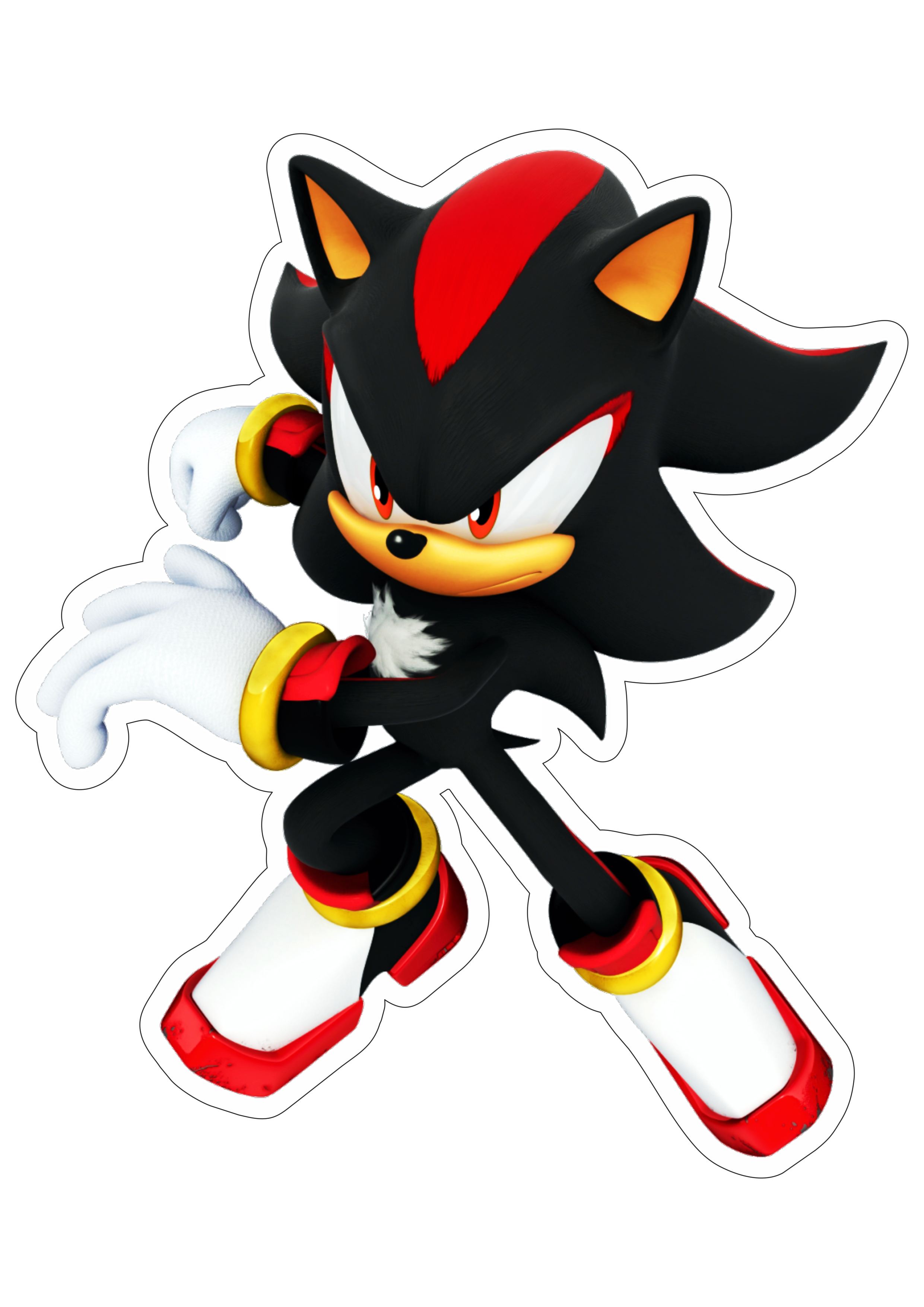 Shadow Sonic the hedgehog personagem de game imagem com fundo